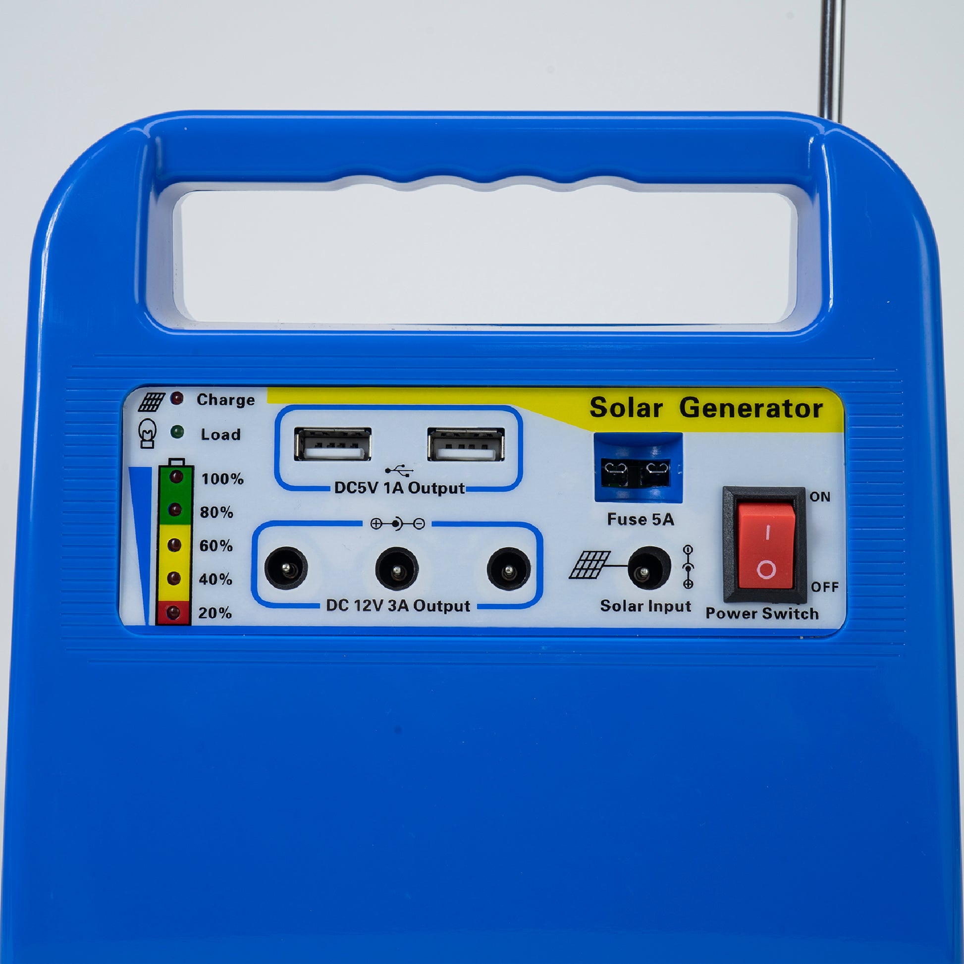 Sistem solar fotovoltaic PNI GreenHouse H01 30W cu acumulator 12V/7Ah, USB/Radio/MP3, 2 becuri LED
