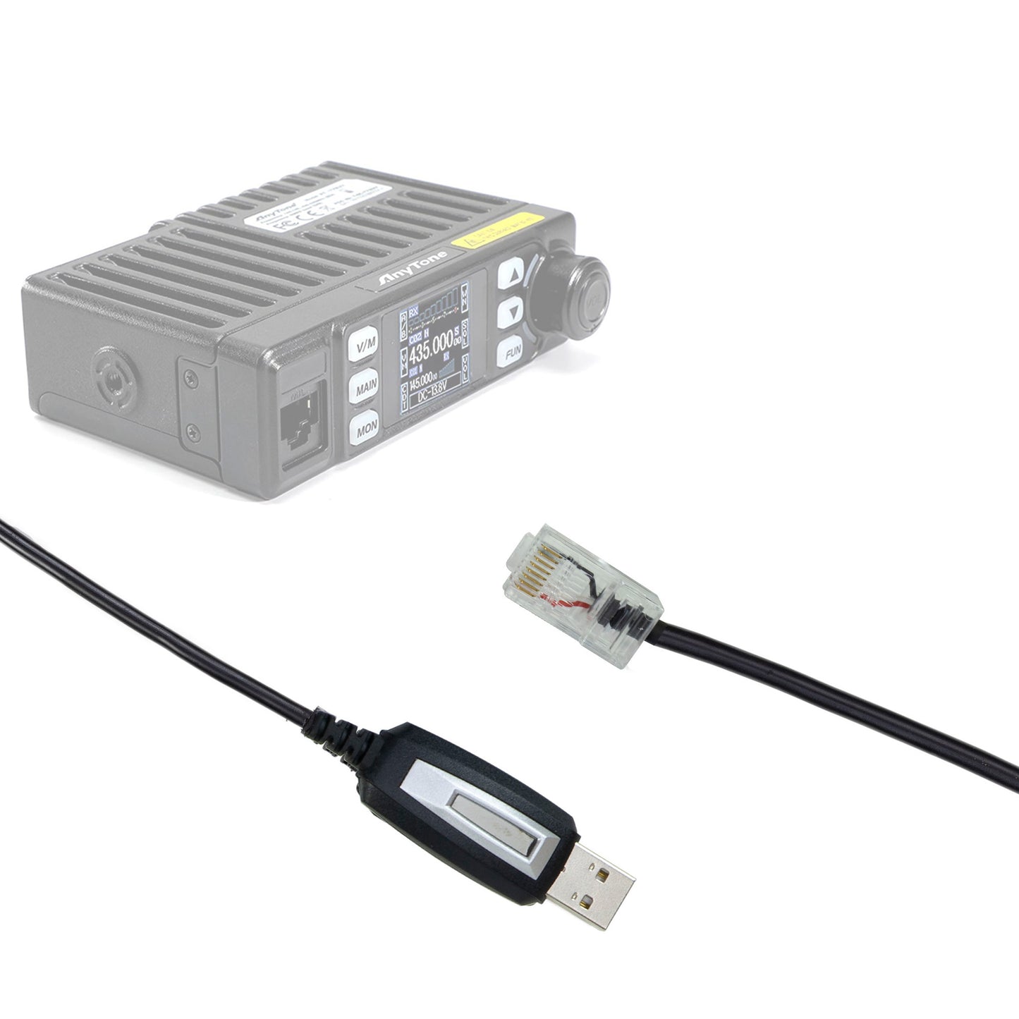 Cablu de programare pentru statii radio PNI Anytone AT-779UV, lungime 100 cm mufa RJ45