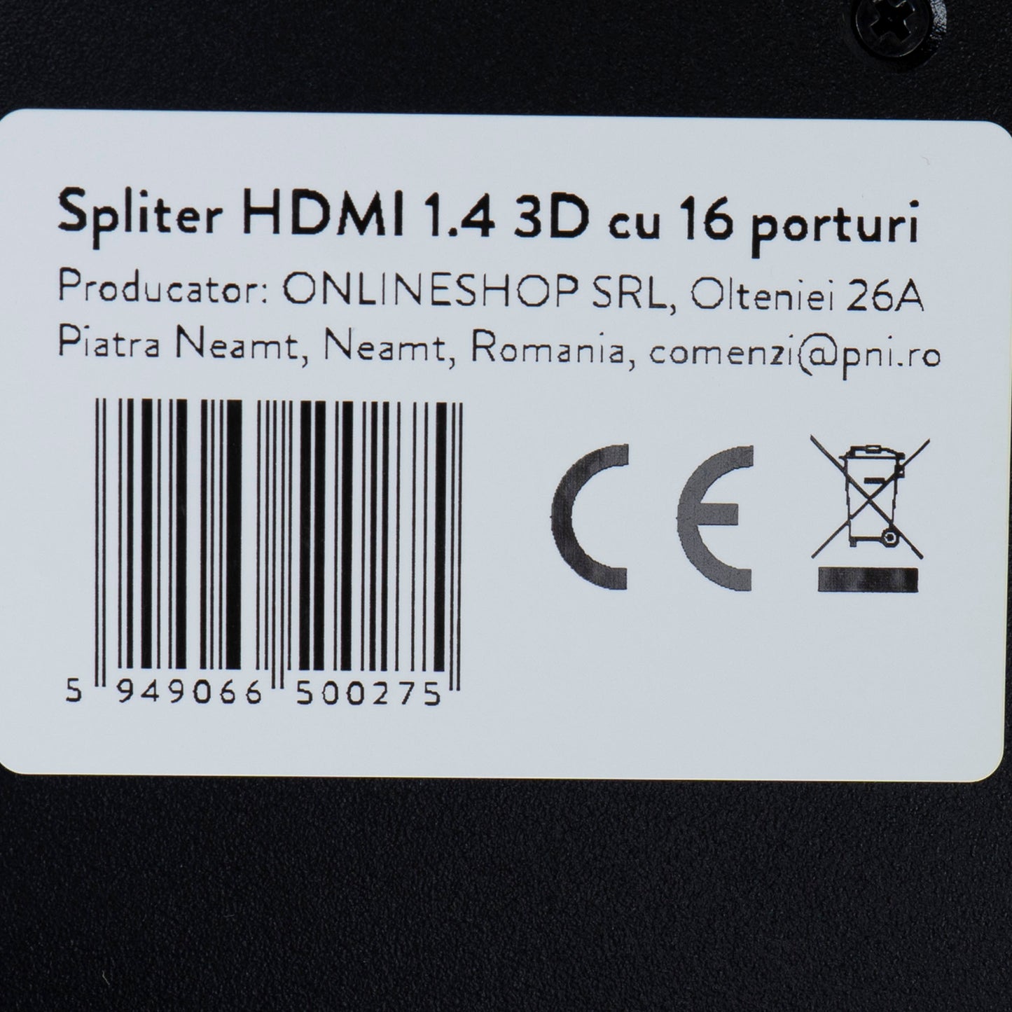 Spliter HDMI 1.4 3D cu 16 porturi UltraHD 4Kx2K