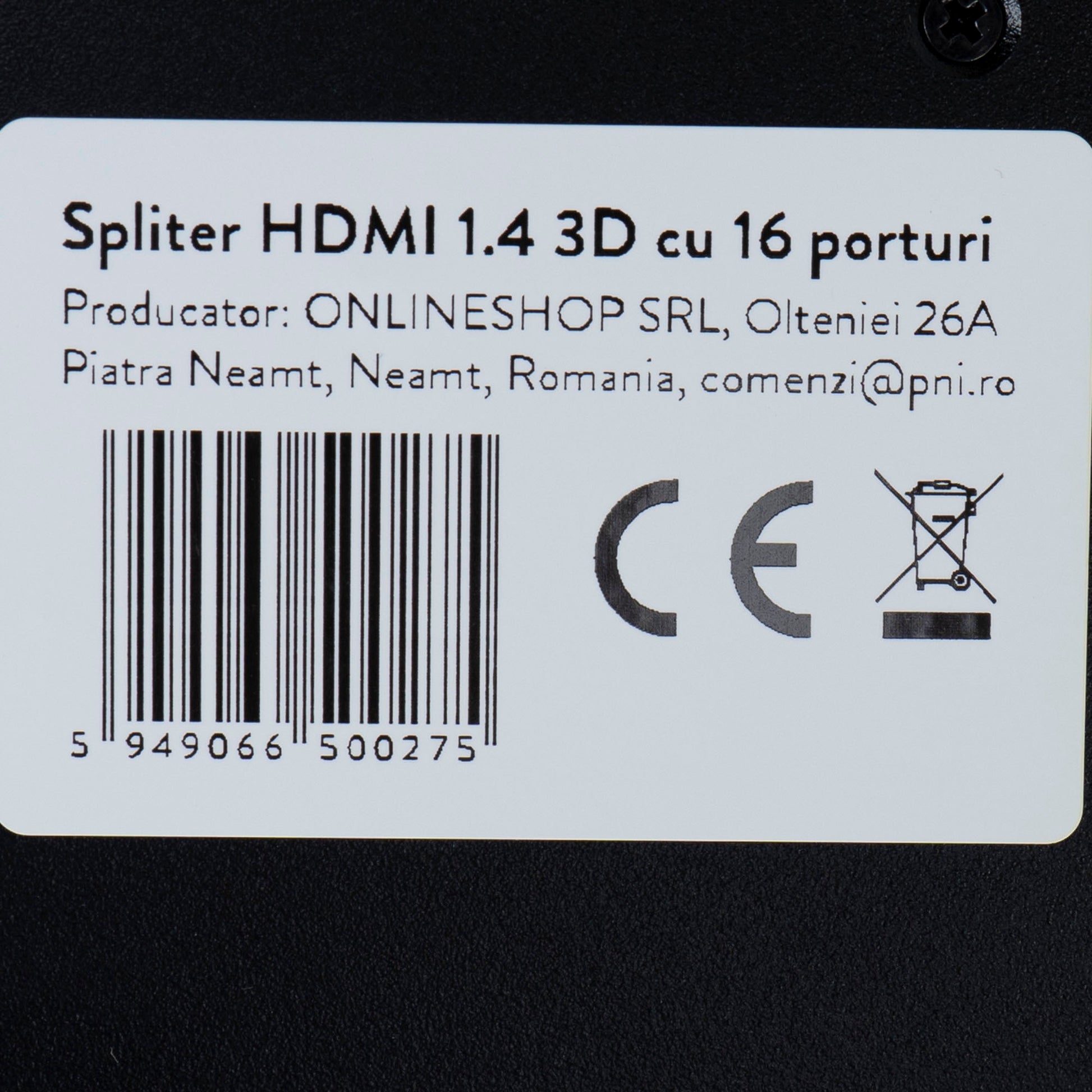 Spliter HDMI 1.4 3D cu 16 porturi UltraHD 4Kx2K