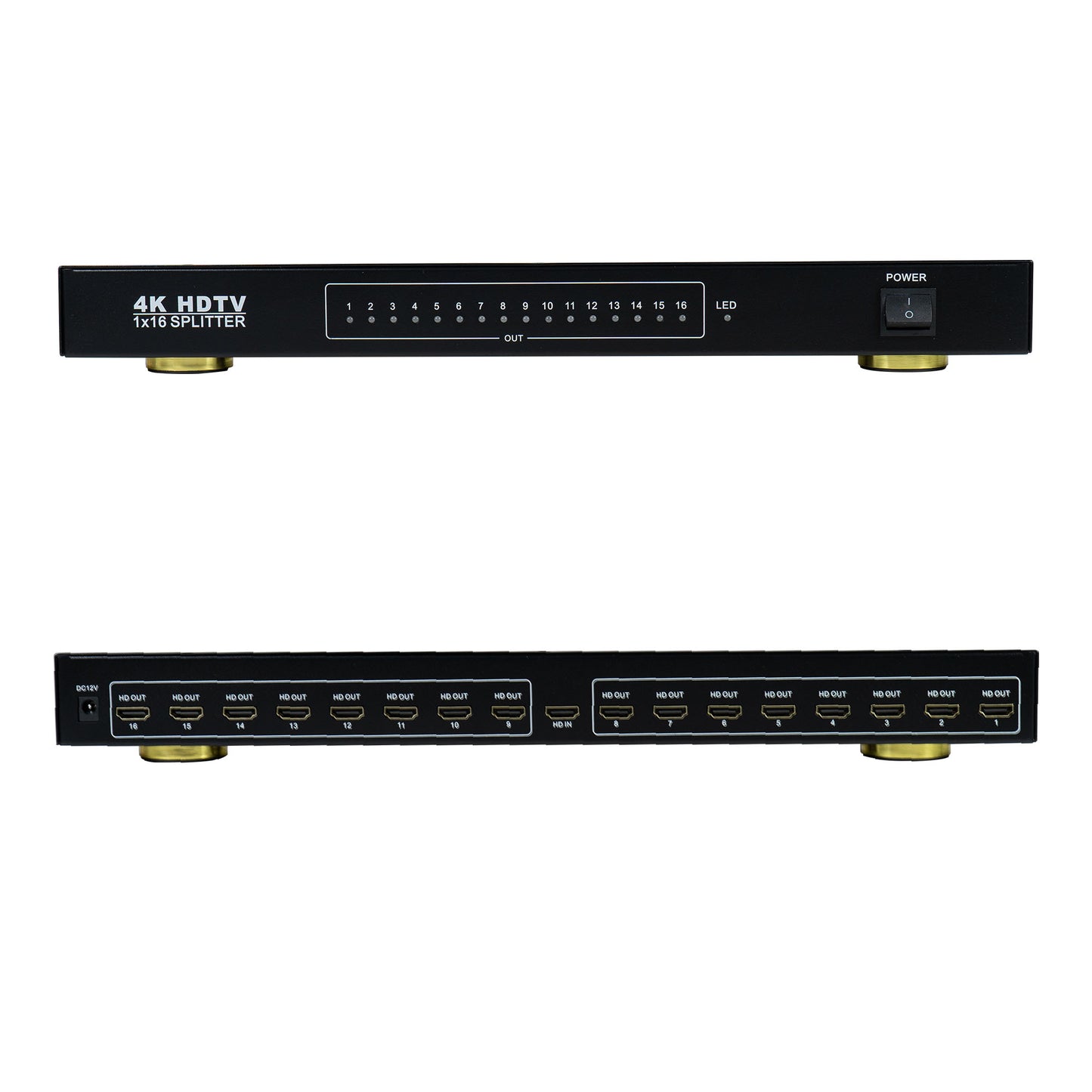 Spliter HDMI 1.4 3D cu 16 porturi UltraHD 4Kx2K