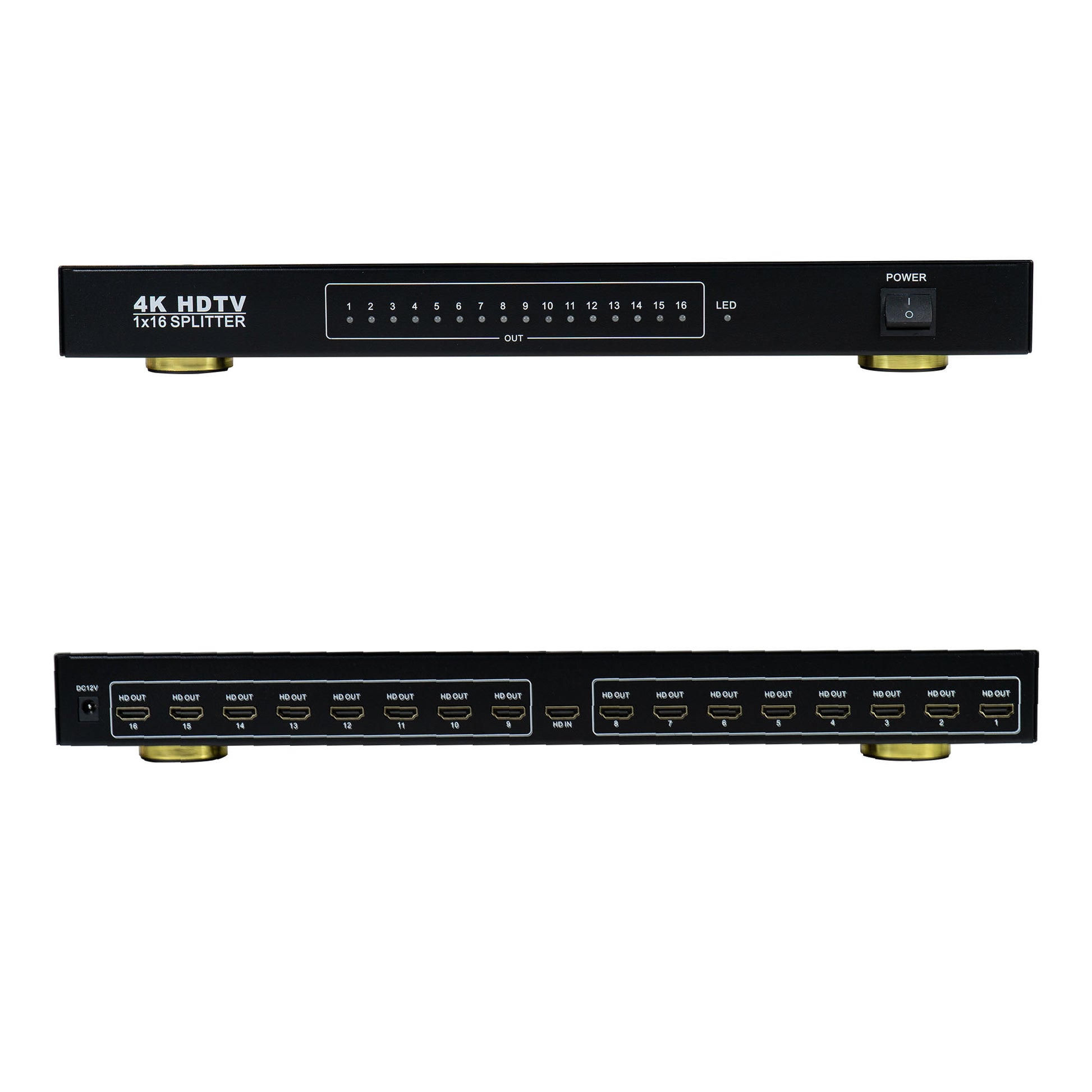 Spliter HDMI 1.4 3D cu 16 porturi UltraHD 4Kx2K