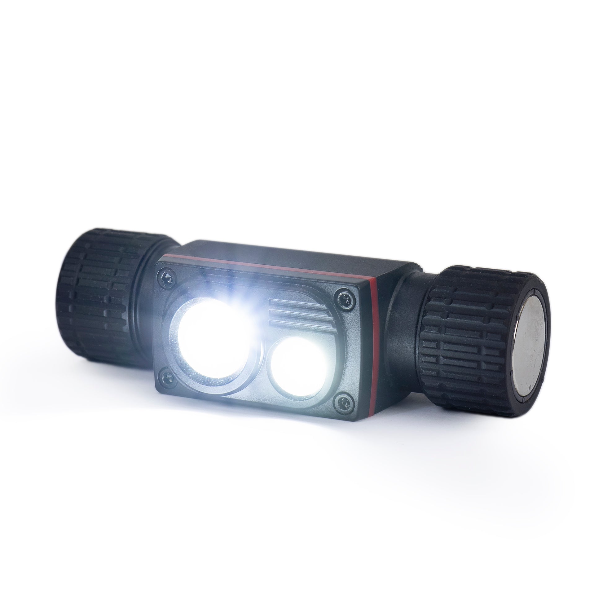 Lanterna frontala PNI Adventure F80 Dual LED, 1000 lm, 6W, 2200 mAh, IP68, cu alimentator PNI CHG300 inclus