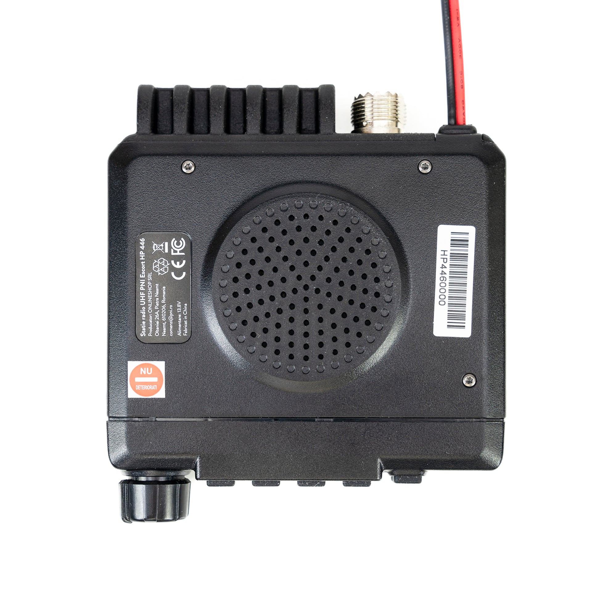 Statie radio UHF PNI Escort HP 446, 199 canale, ASQ 9 niveluri, Scan, Dual Watch, CTCSS-DCS, putere 0.5W la 15W, functie NRC