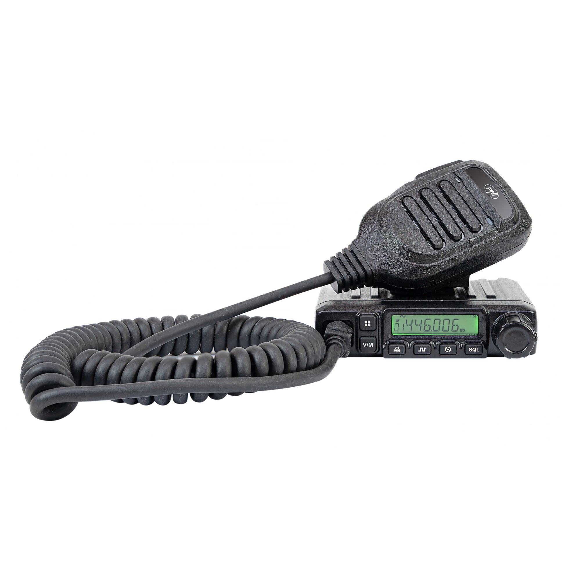 Statie radio UHF PNI Escort HP 446, 199 canale, ASQ 9 niveluri, Scan, Dual Watch, CTCSS-DCS, putere 0.5W la 15W, functie NRC