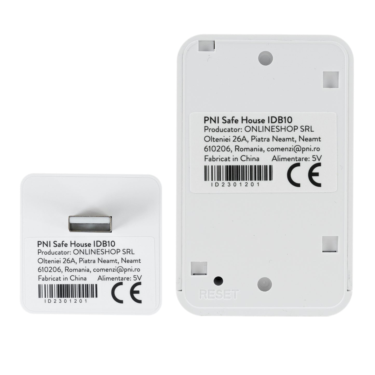 Sonerie video PNI Safe House IDB10, WiFi, control din Tuya, vizibilitate nocturna, selectie ton apel, control volum