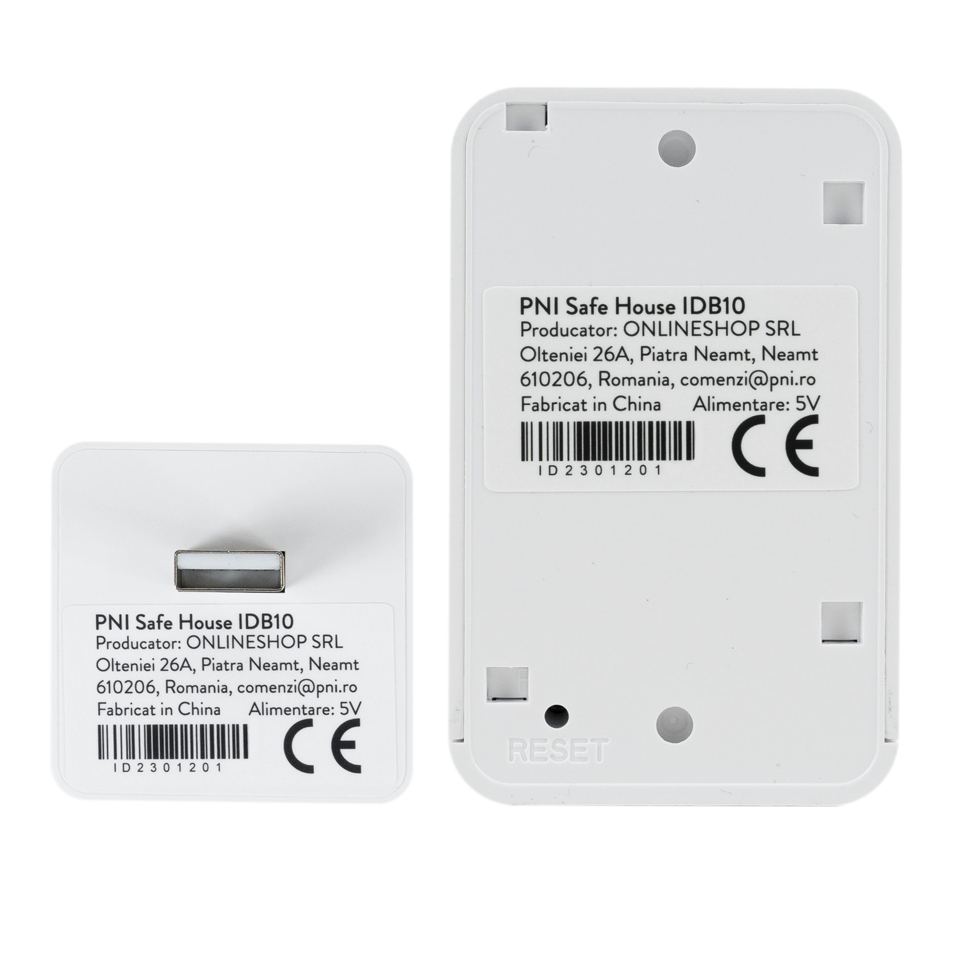 Sonerie video PNI Safe House IDB10, WiFi, control din Tuya, vizibilitate nocturna, selectie ton apel, control volum