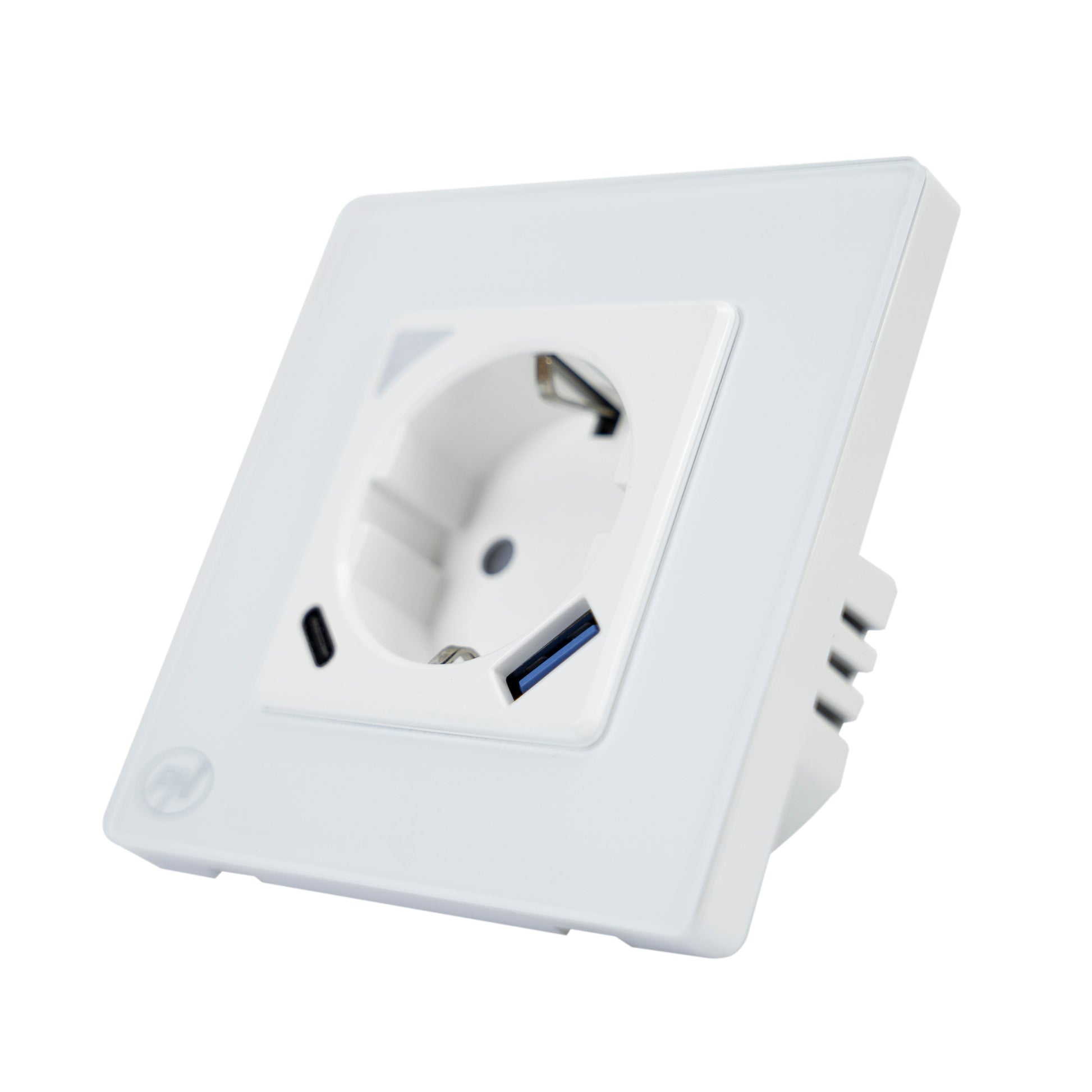Priza inteligenta PNI SmartHome WP202 WiFi, montaj ingropat, control prin internet, aplicatie dedicata Tuya Smart, compatibila Amazon Alexa si Google Home