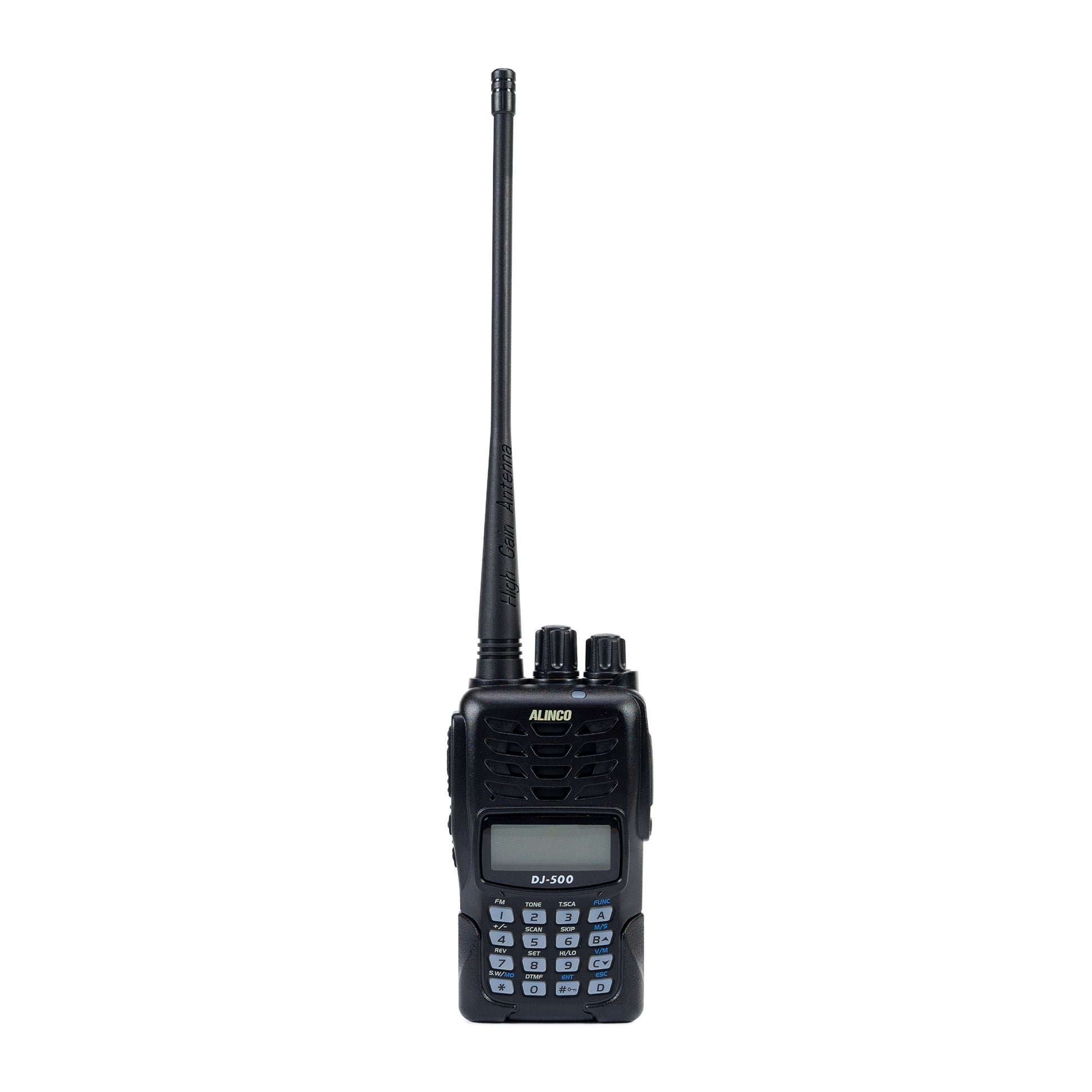 Statie radio VHF/UHF portabila PNI Alinco DJ-500-E, putere reglabila, 200CH, 1500mAh, Talk Around, VOX, TOT, CTCSS, DCS, radio FM