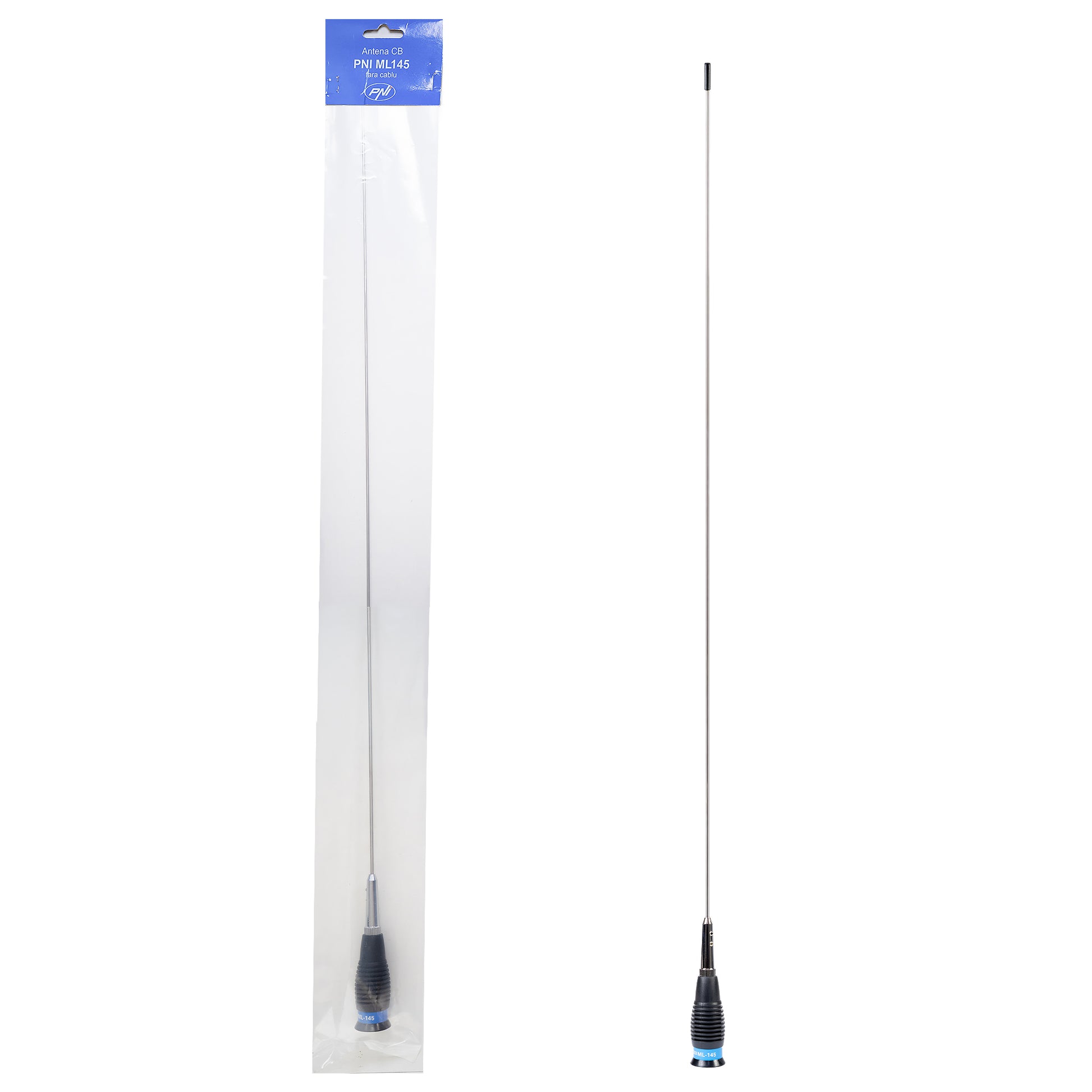 Antena CB PNI ML145, lungime 145 cm, 26- 28 MHz, 400W, fara cablu