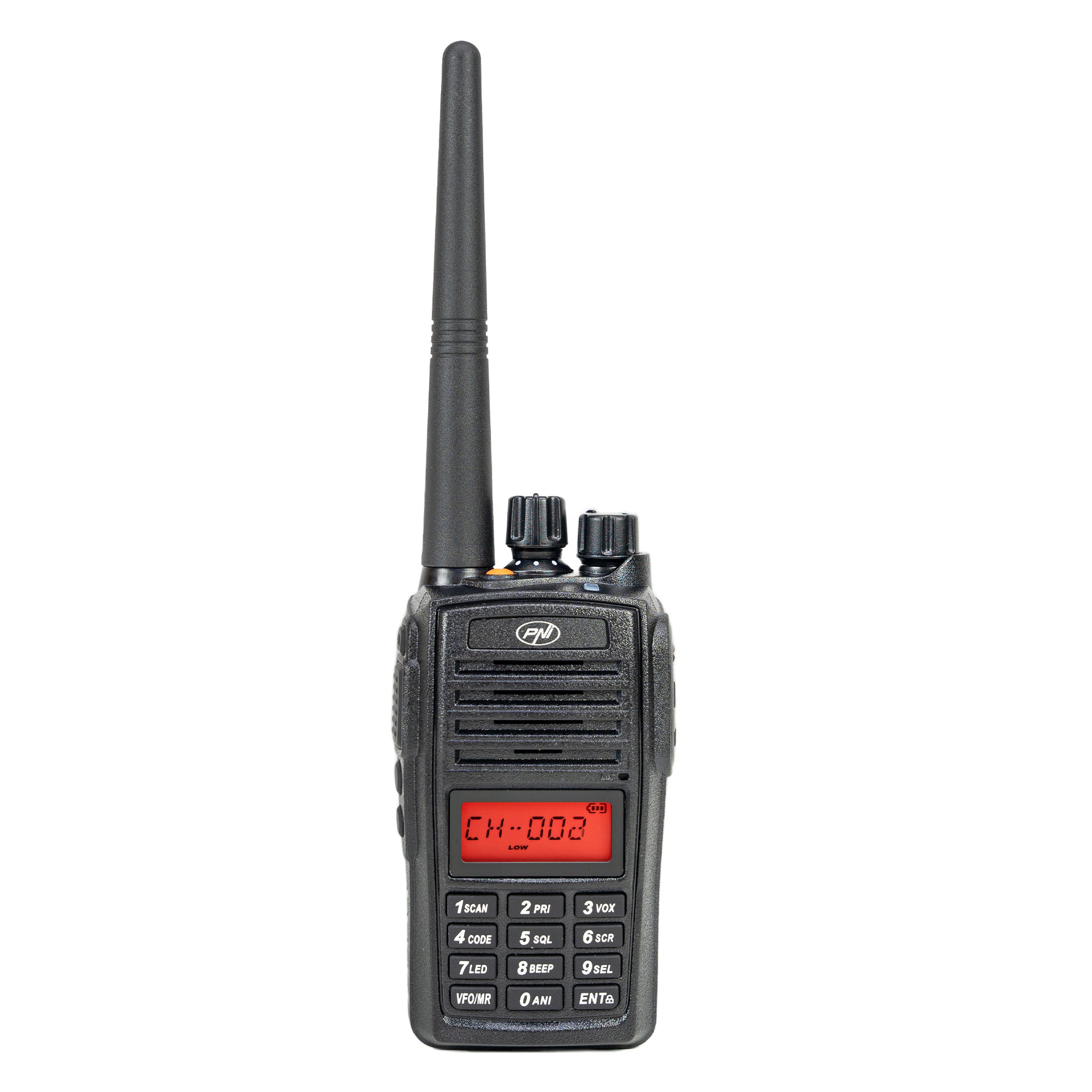Statie radio portabila PNI PMR R18, 446MHz, 0.5W, 128 canale, 16 PMR si tonuri 50 CTCSS si 104 DCS, Radio FM, programabila, Waterproof IP67