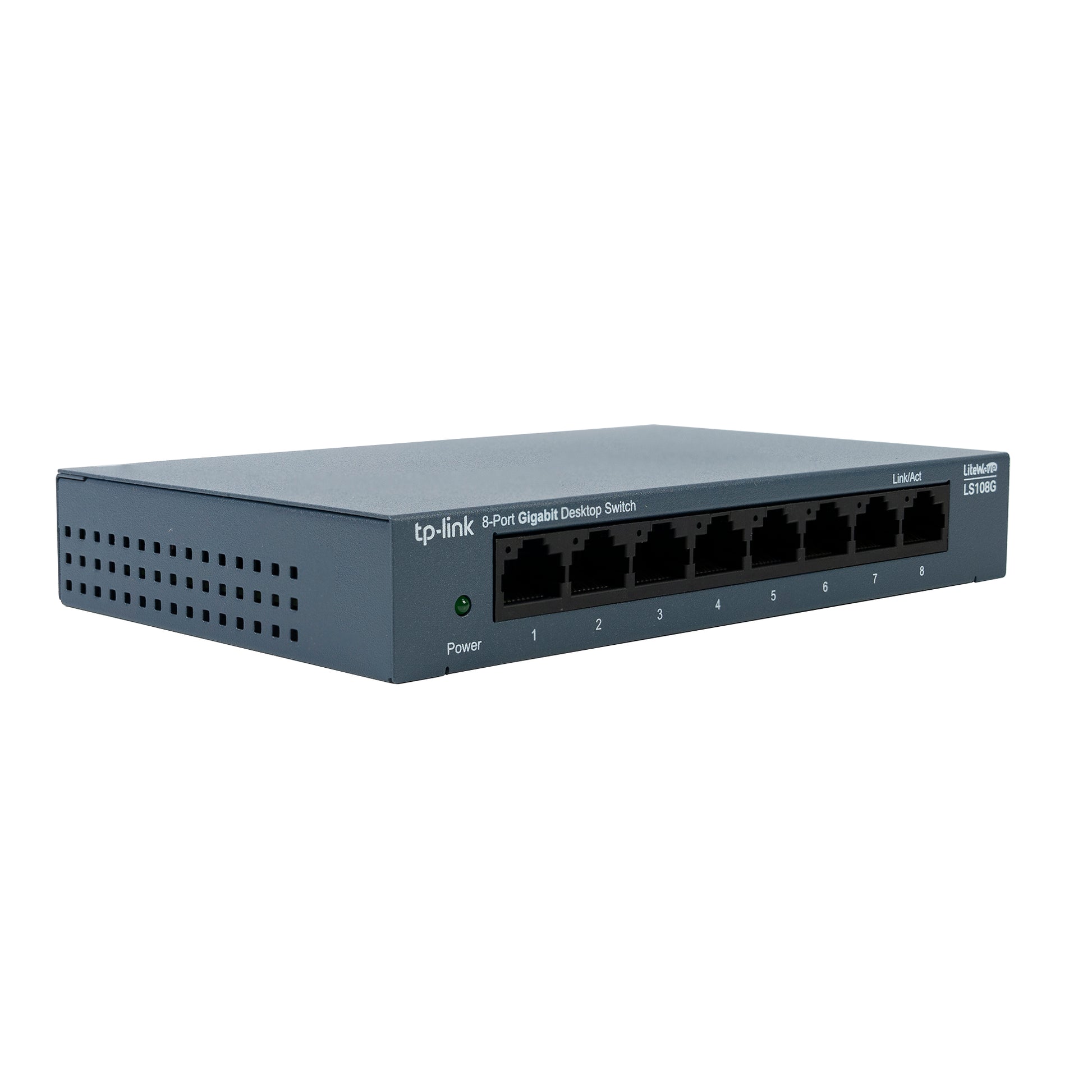 Switch TP-LINK LS108G 8 port, 10/100/1000 Mbps carcasa metalica