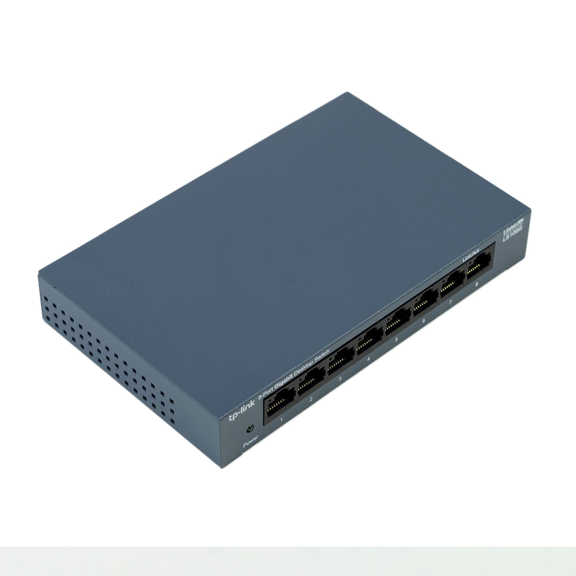 Switch TP-LINK LS108G 8 port, 10/100/1000 Mbps carcasa metalica