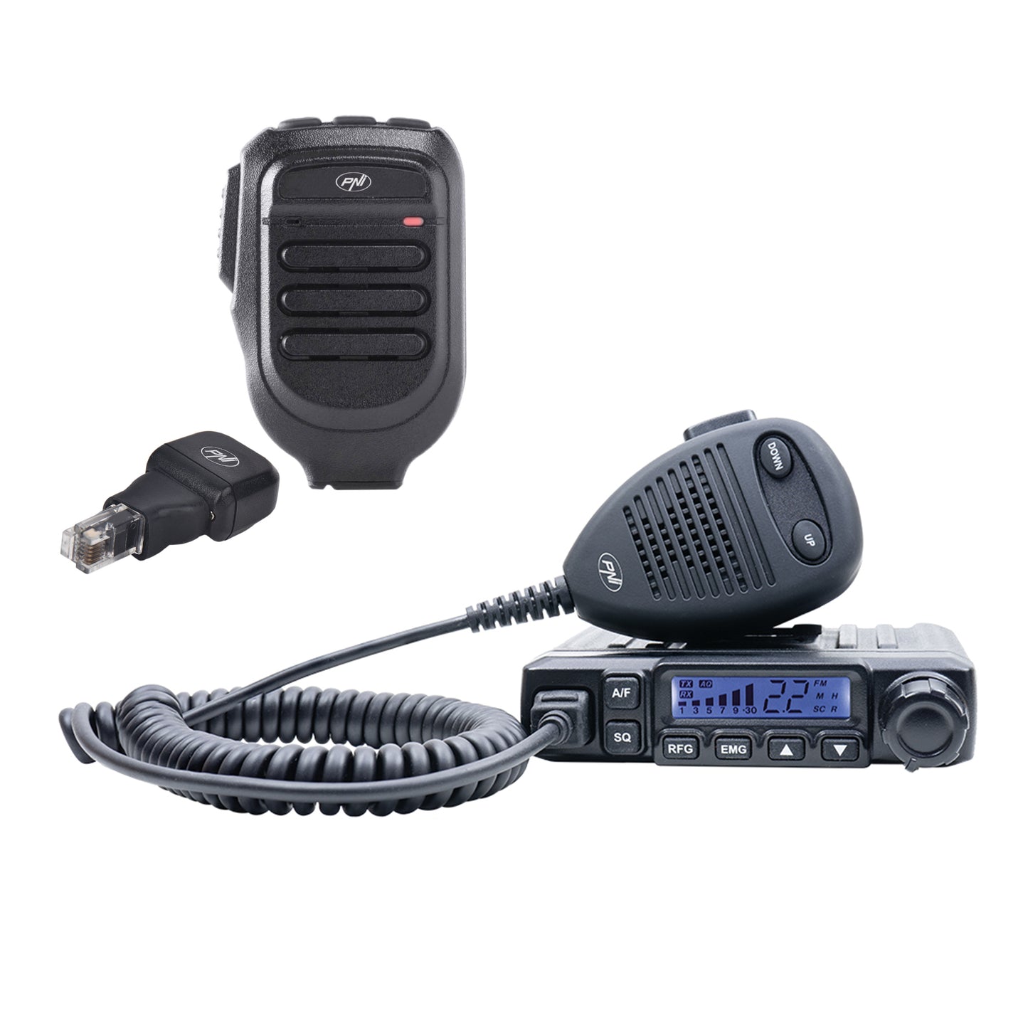 Statie radio CB PNI Escort HP 6500 si microfon suplimentar Dongle cu Bluetooth PNI Mike 65 inclus