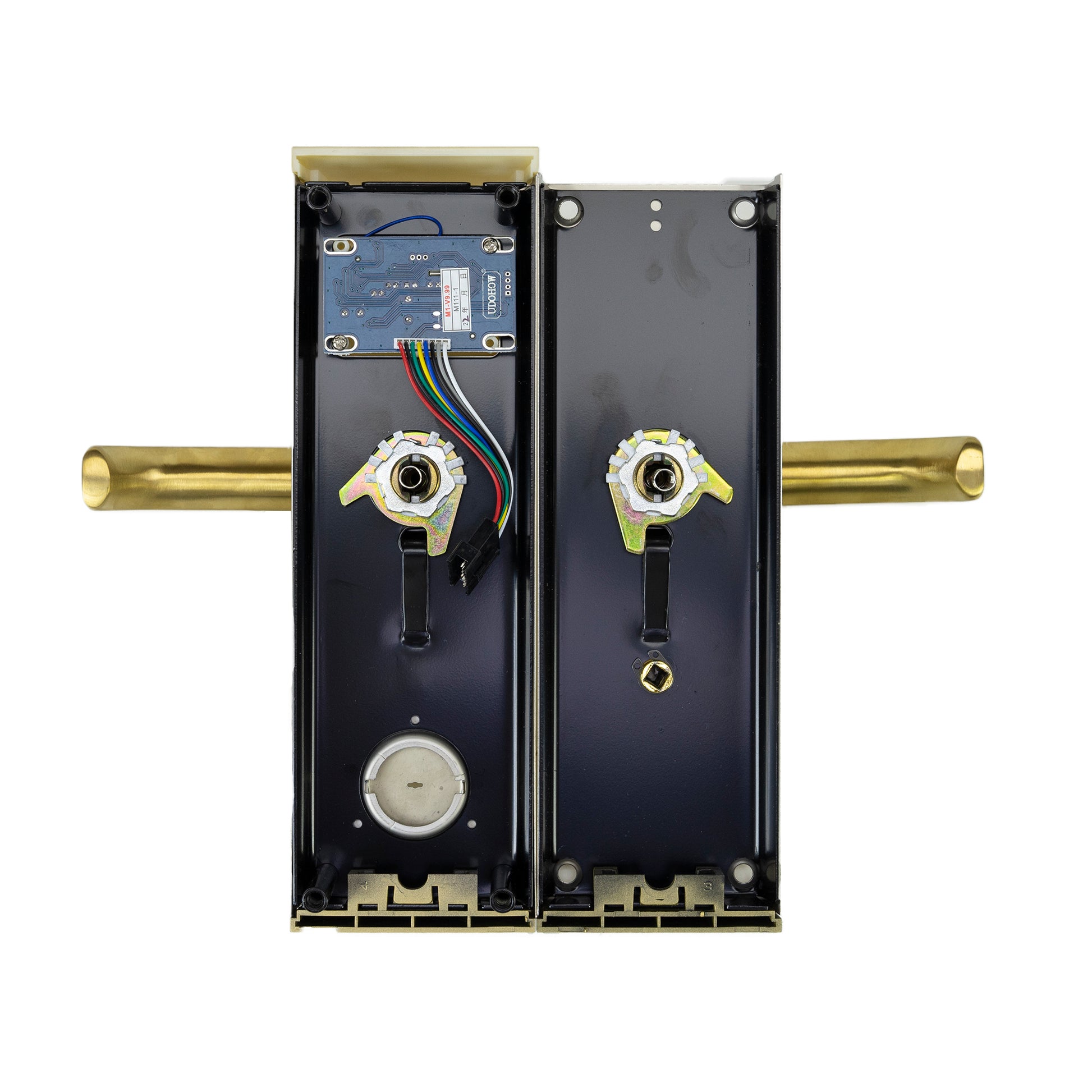 Yala control acces hotelier PNI CH2000R Gold cu cititor de card deschidere pe partea dreapta