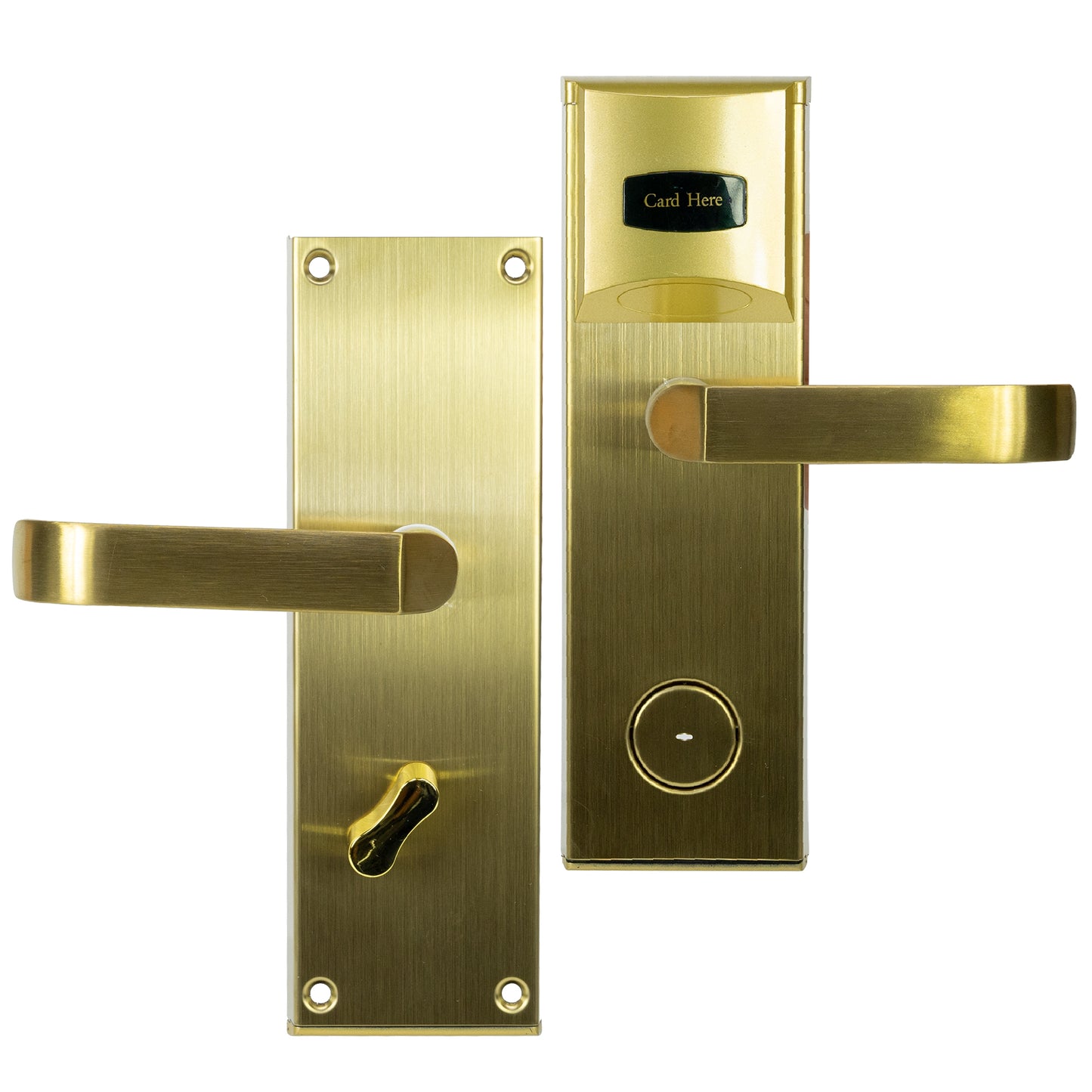 Yala control acces hotelier PNI CH2000R Gold cu cititor de card deschidere pe partea dreapta