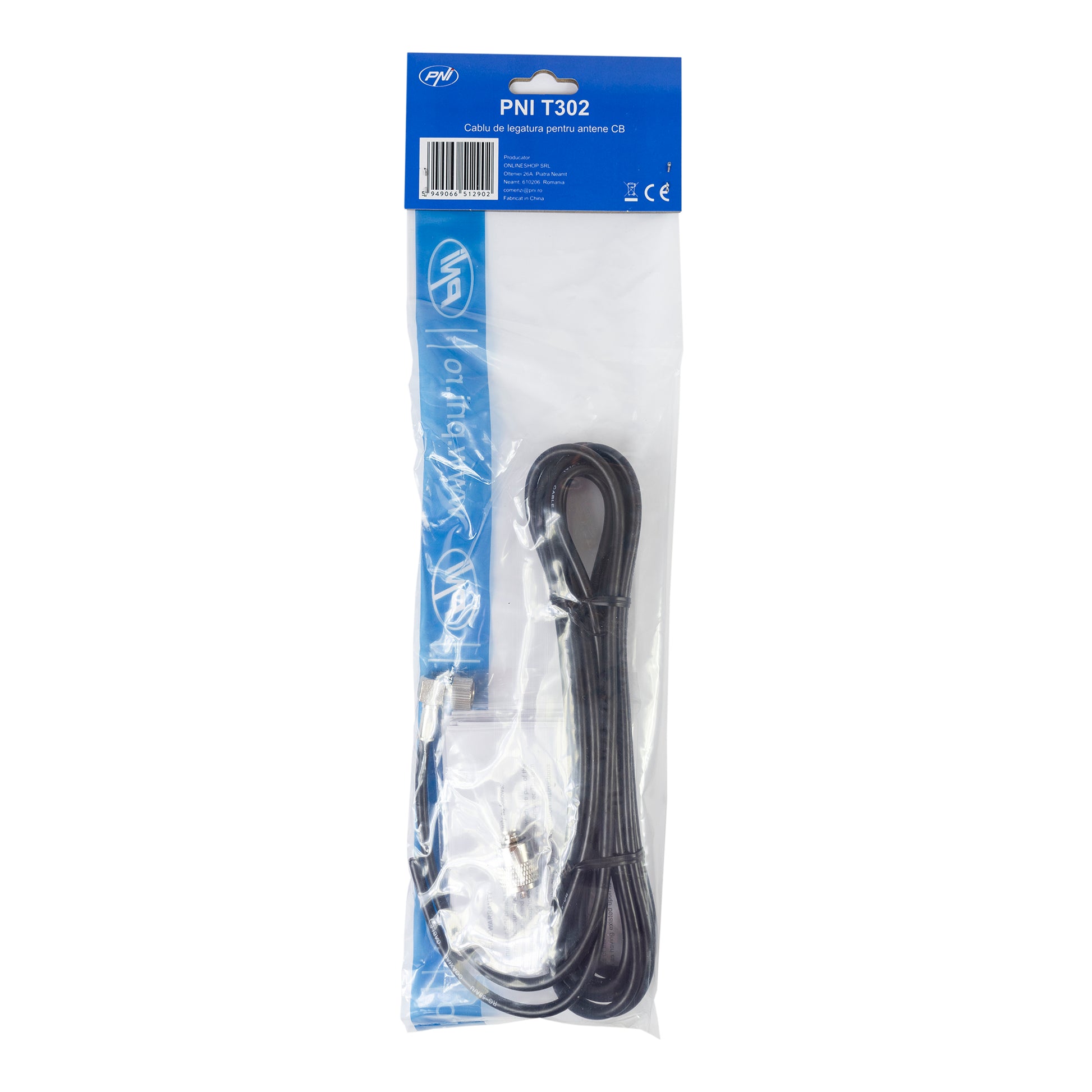 Cablu de legatura PNI T302 pentru montura FC27 / DV 27 PL, include mufa PL259