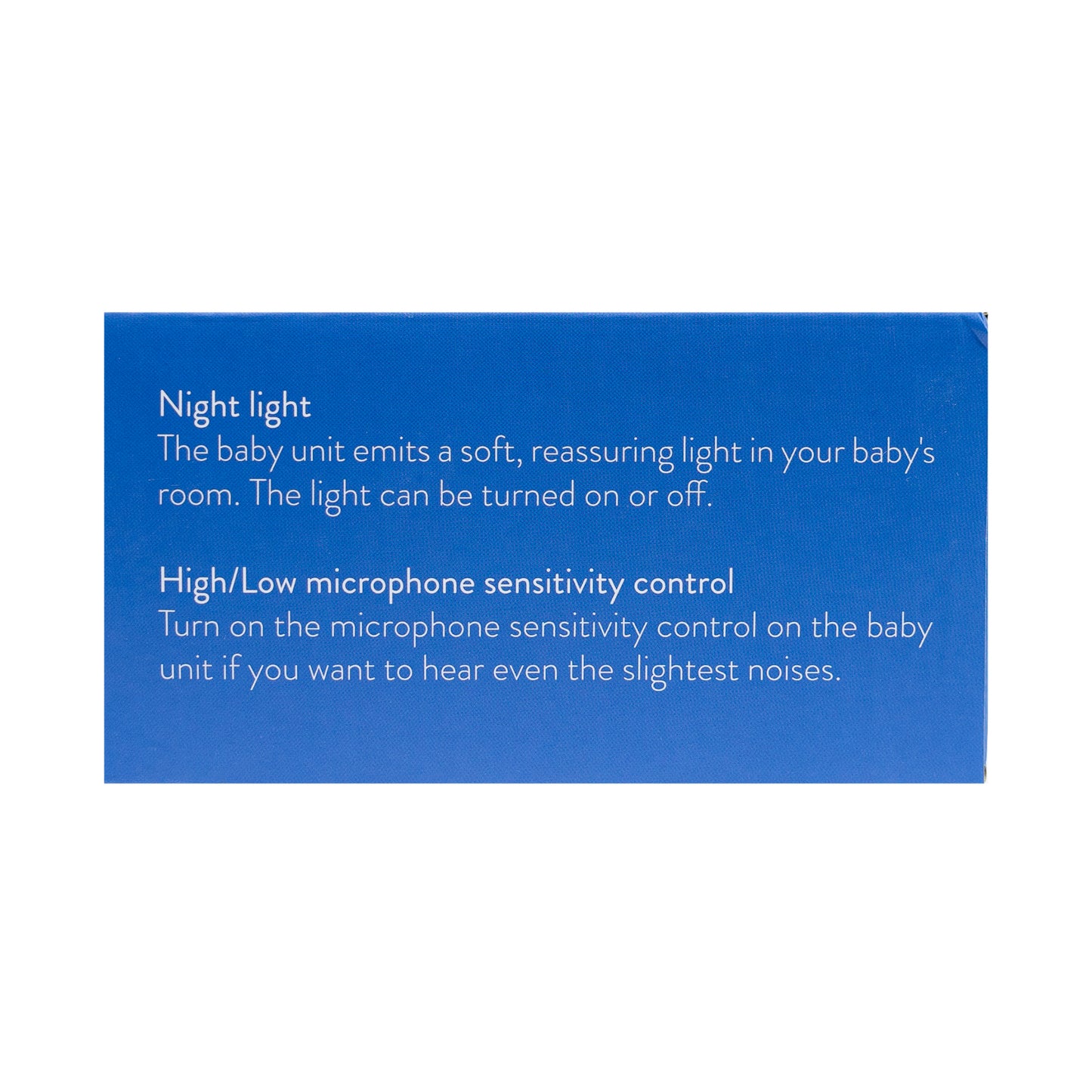 Audio Baby Monitor PNI B6500 wireless, intercom, cu lampa de noapte, functie Vox si Pager, sensibilitate microfon reglabila