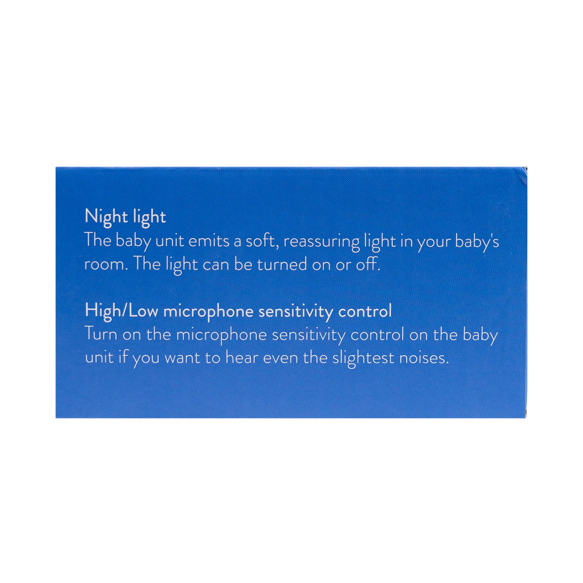 Audio Baby Monitor PNI B6500 wireless, intercom, cu lampa de noapte, functie Vox si Pager, sensibilitate microfon reglabila