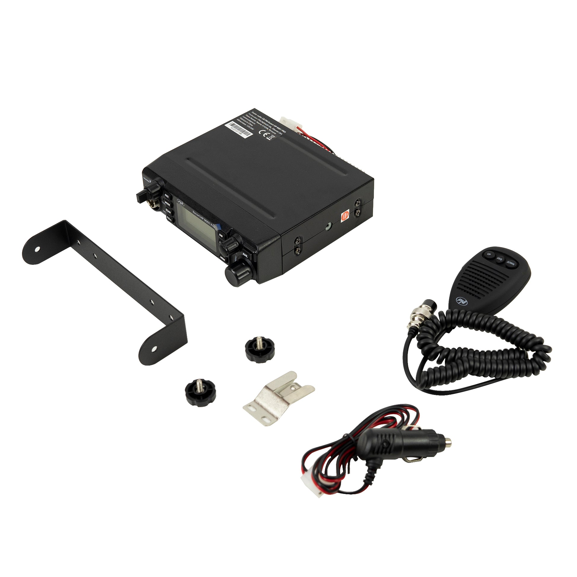 Statie radio CB PNI Escort HP 9001 PRO ASQ reglabil, AM-FM, 12V/24V, 4W, Scan, Dual Watch, ANL, ecran multicolor
