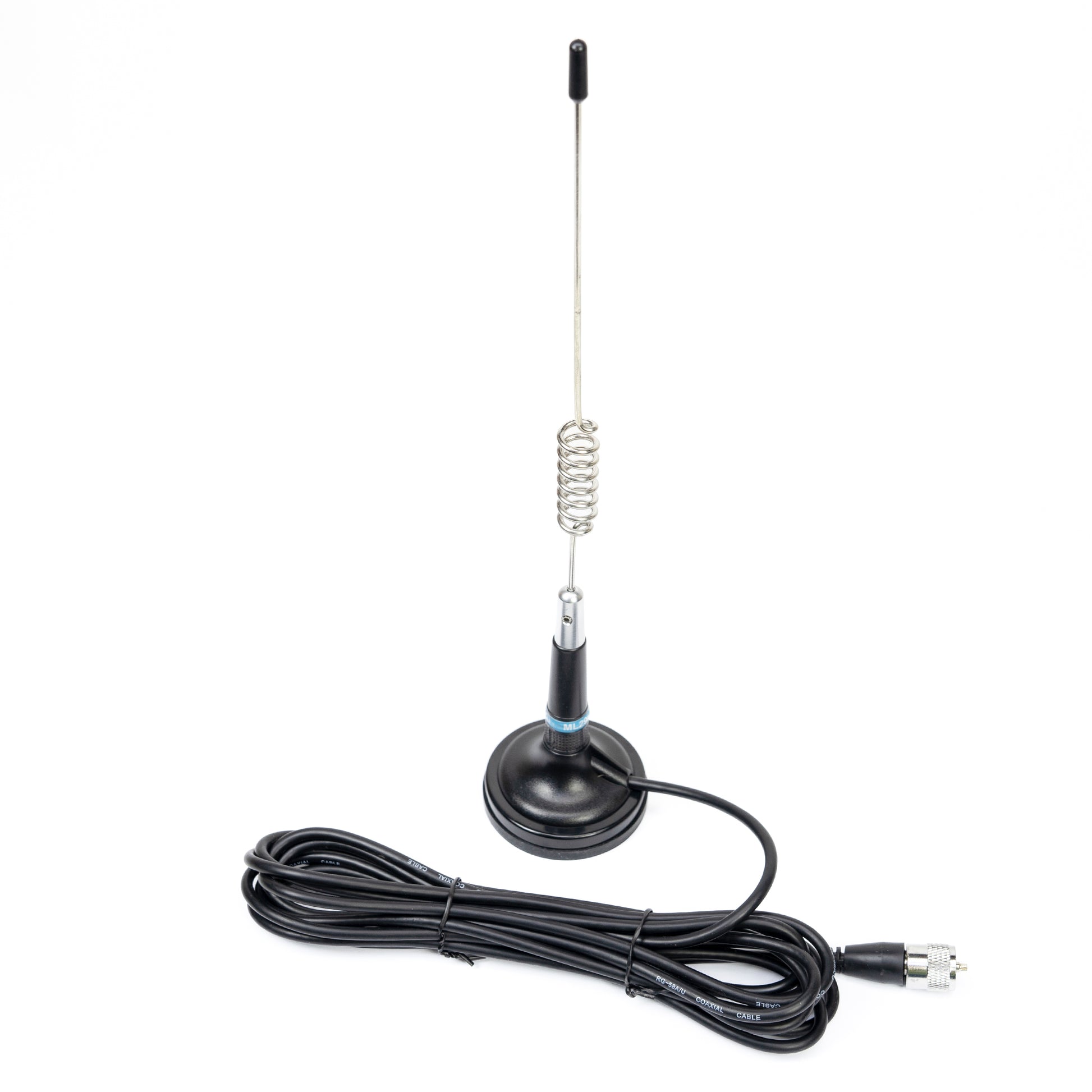 Antena CB PNI ML29 lungime 34 cm, cu magnet inclus diametru 70 mm si cablu RG58