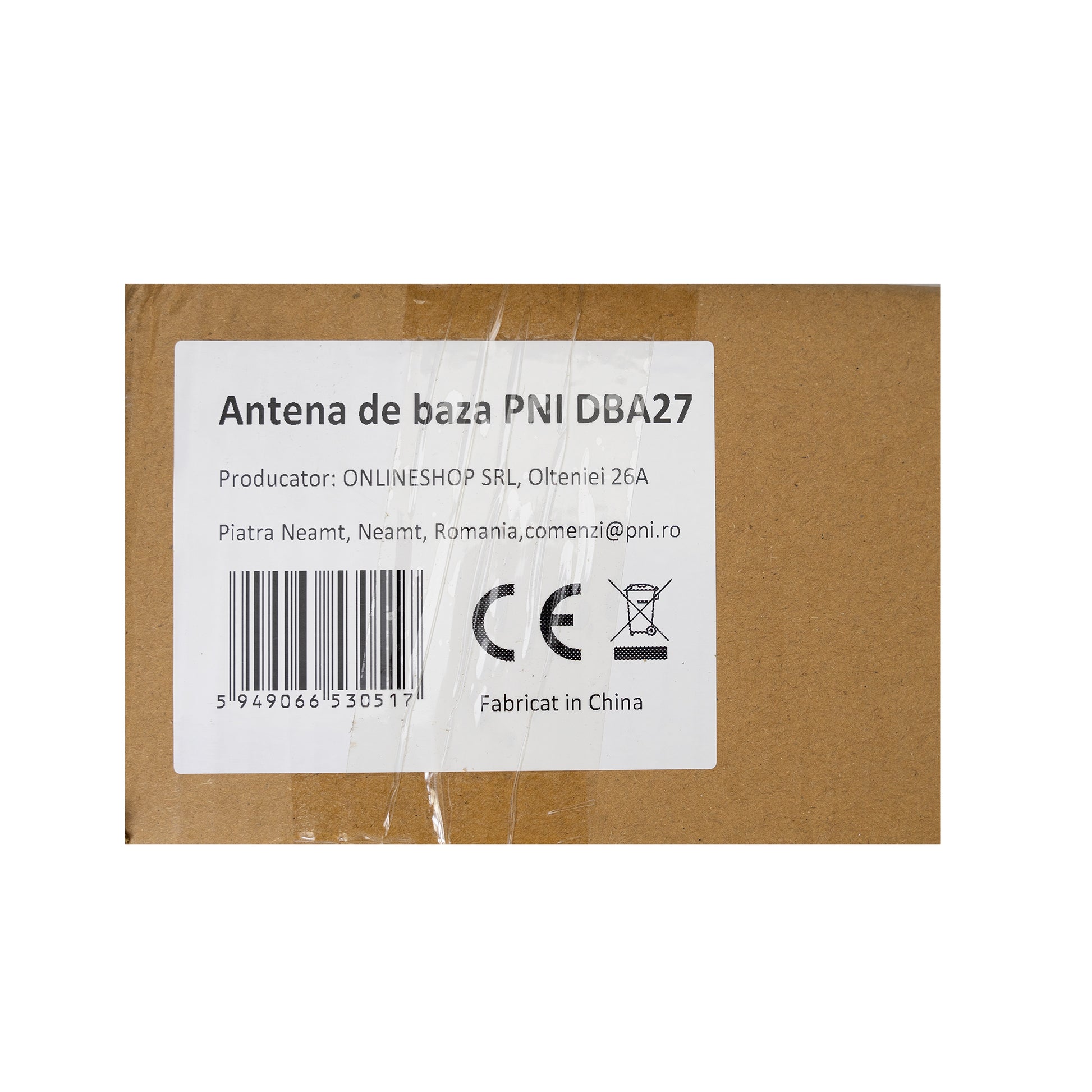 Antena de baza PNI DBA27 25-30 MHz, 620 cm, conector SO-239, 5 elementi, pentru cladiri