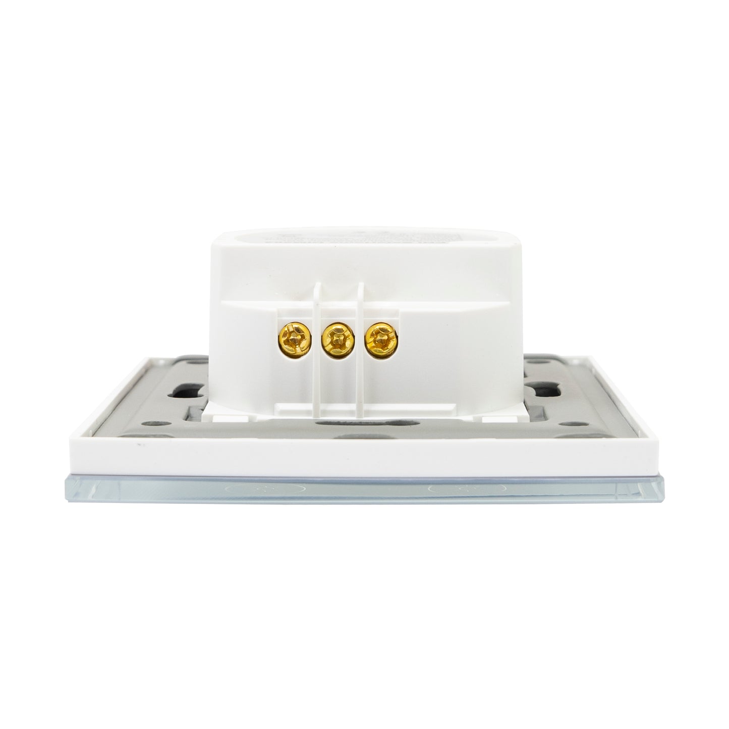 Intrerupator dublu cu touch si dimmer PNI SafeHome DIM202 2X700W,  Live Wire, fara nul, sticla