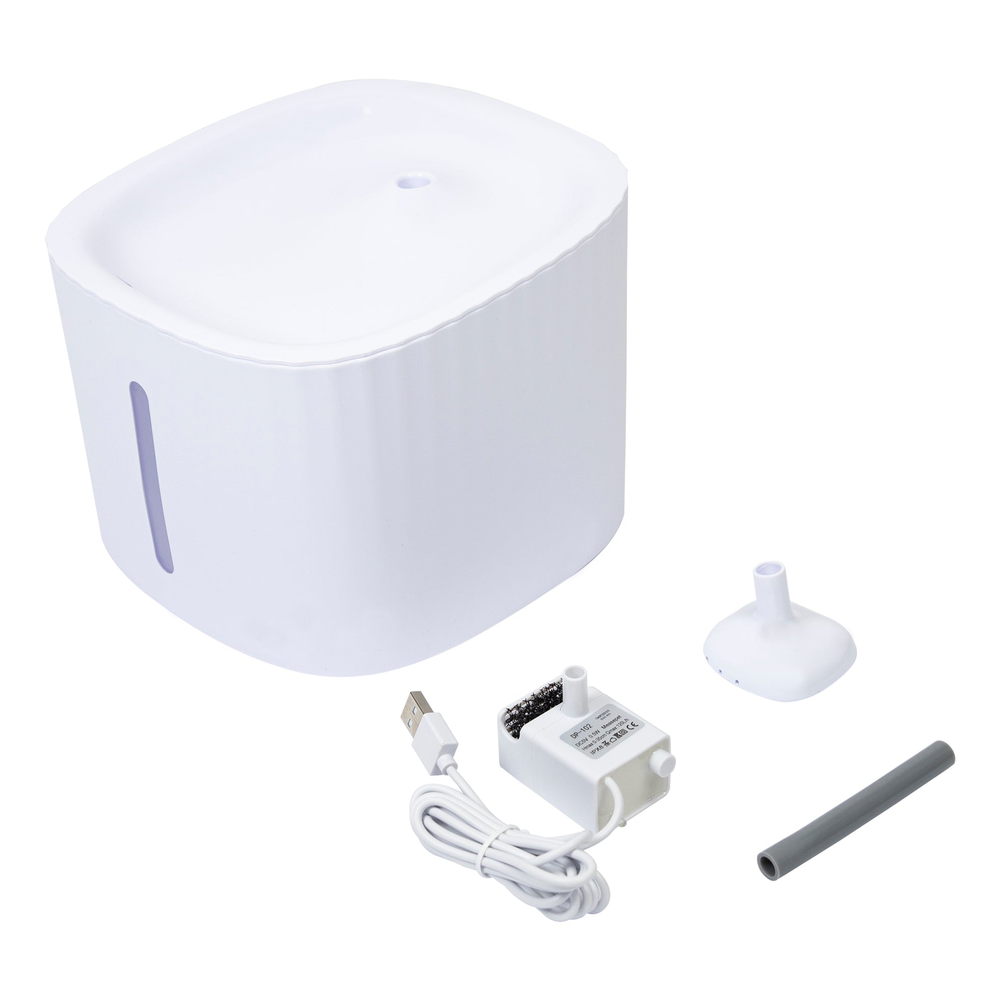 Hranitoare de apa PNI MyPet PT023 pentru animale de casa, 3 litri, alb