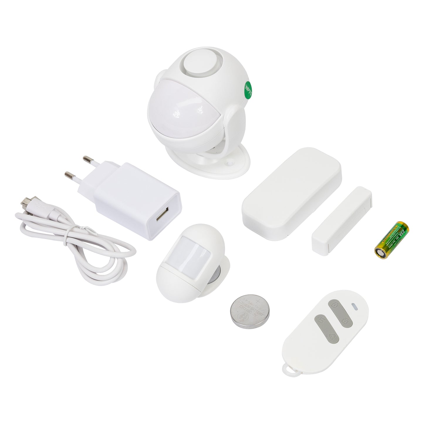 Sistem de alarma wireless PNI SafeHouse HS730, Wifi, suporta 99 accesorii wireless, compatibil cu aplicatia Tuya Smart