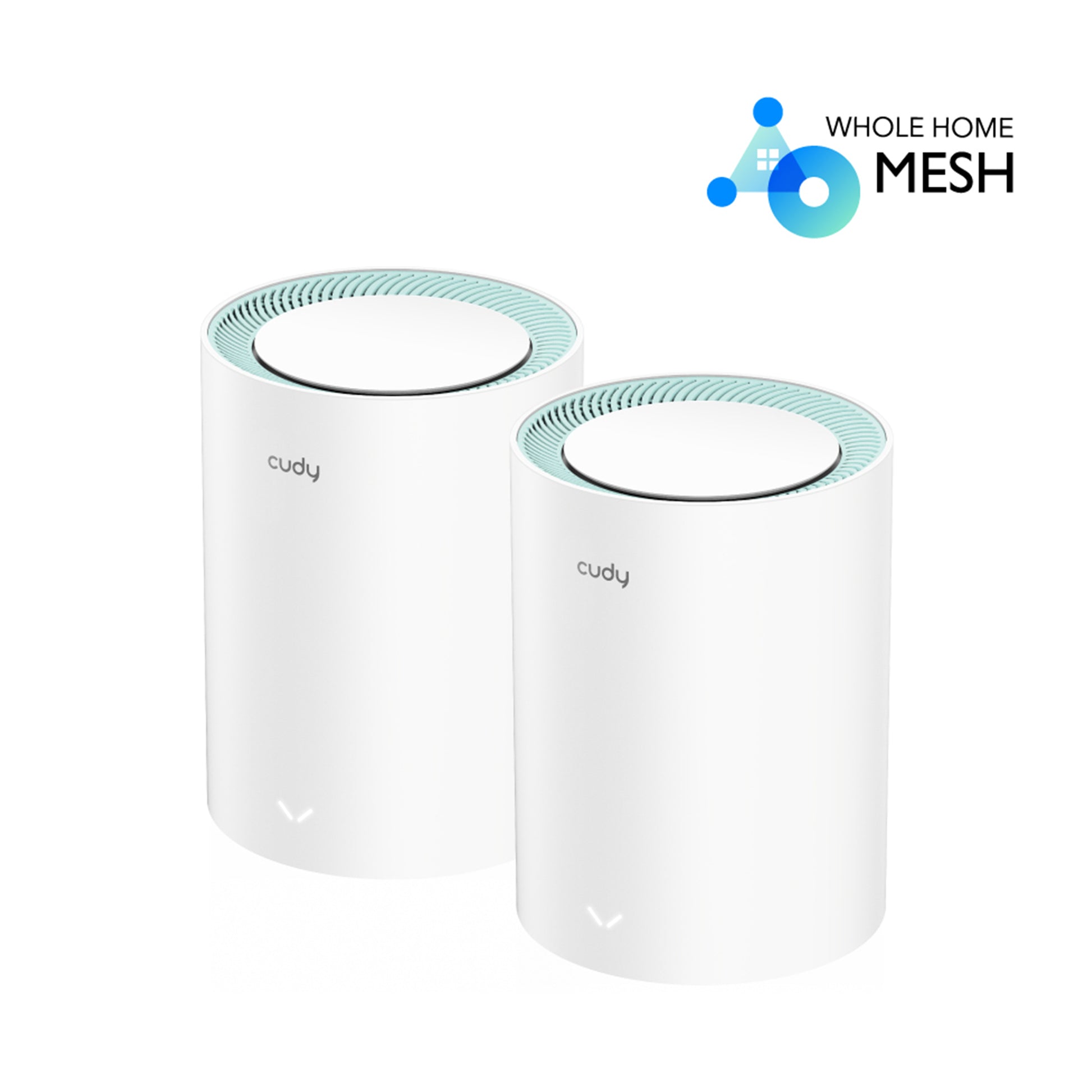 Sistem Mesh Wi-Fi PNI AC1200, M1300, Dual-band, LAN/WAN, Gigabit, acoperire completa pentru casa 2 buc router, alb