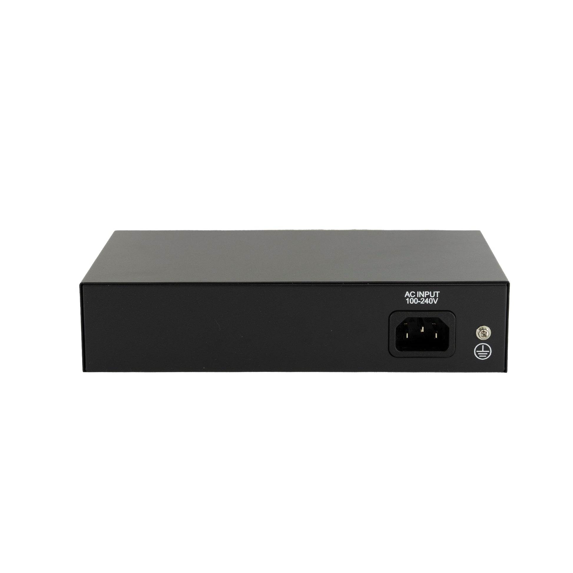 Switch POE PNI SWPOE182 cu 8 porturi POE 100 si 2 porturi 100Mbps, functie AI Extend pana la 250m carcasa metalica, negru