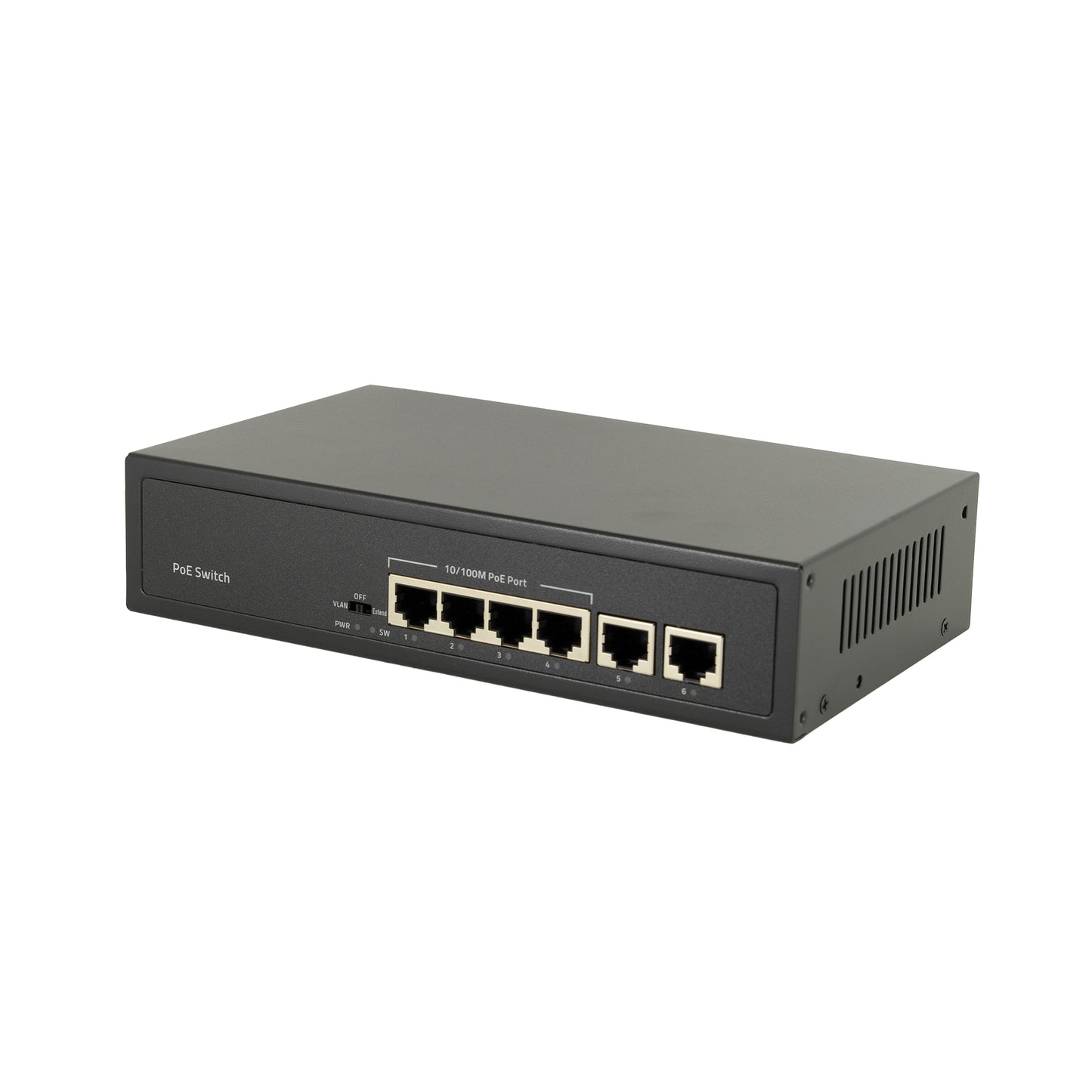 Switch POE PNI SWPOE142 cu 4 porturi POE si 2 porturi 100Mbps, 1.2 Gbps