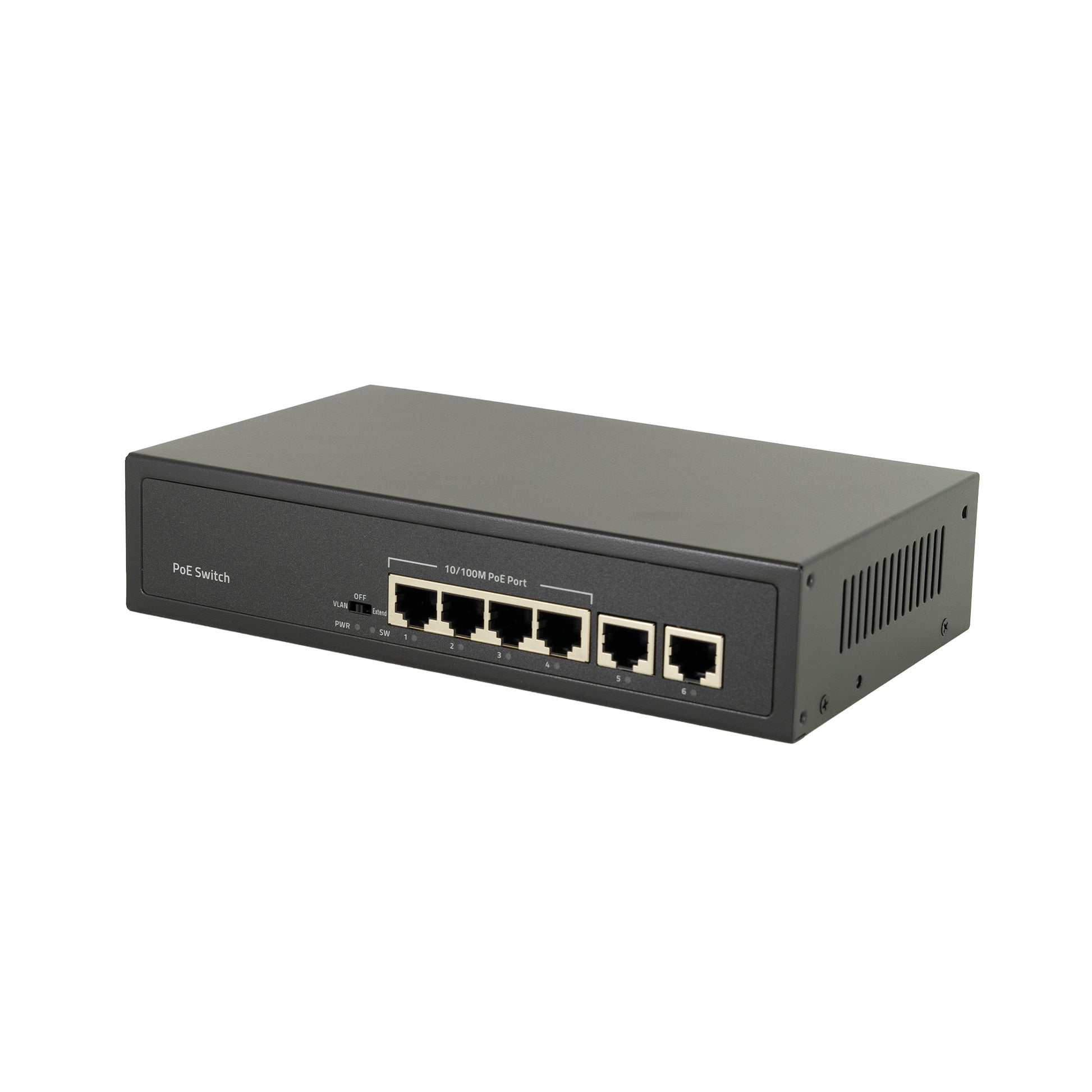 Switch POE PNI SWPOE142 cu 4 porturi POE si 2 porturi 100Mbps, 1.2 Gbps