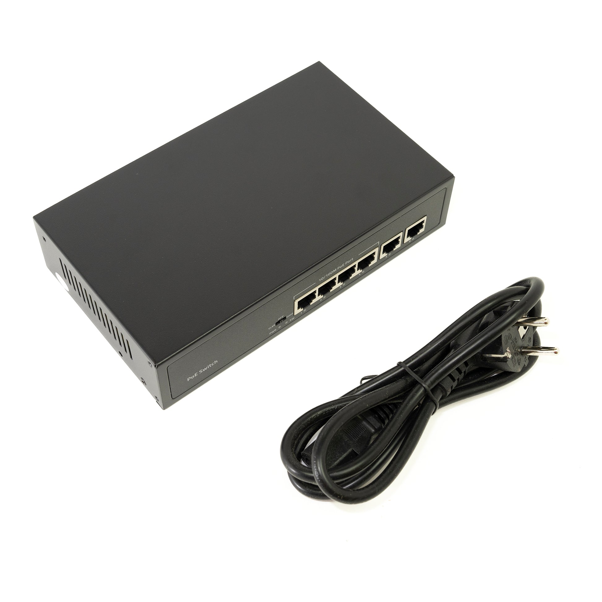 Switch POE PNI SWPOE142 cu 4 porturi POE si 2 porturi 100Mbps, 1.2 Gbps