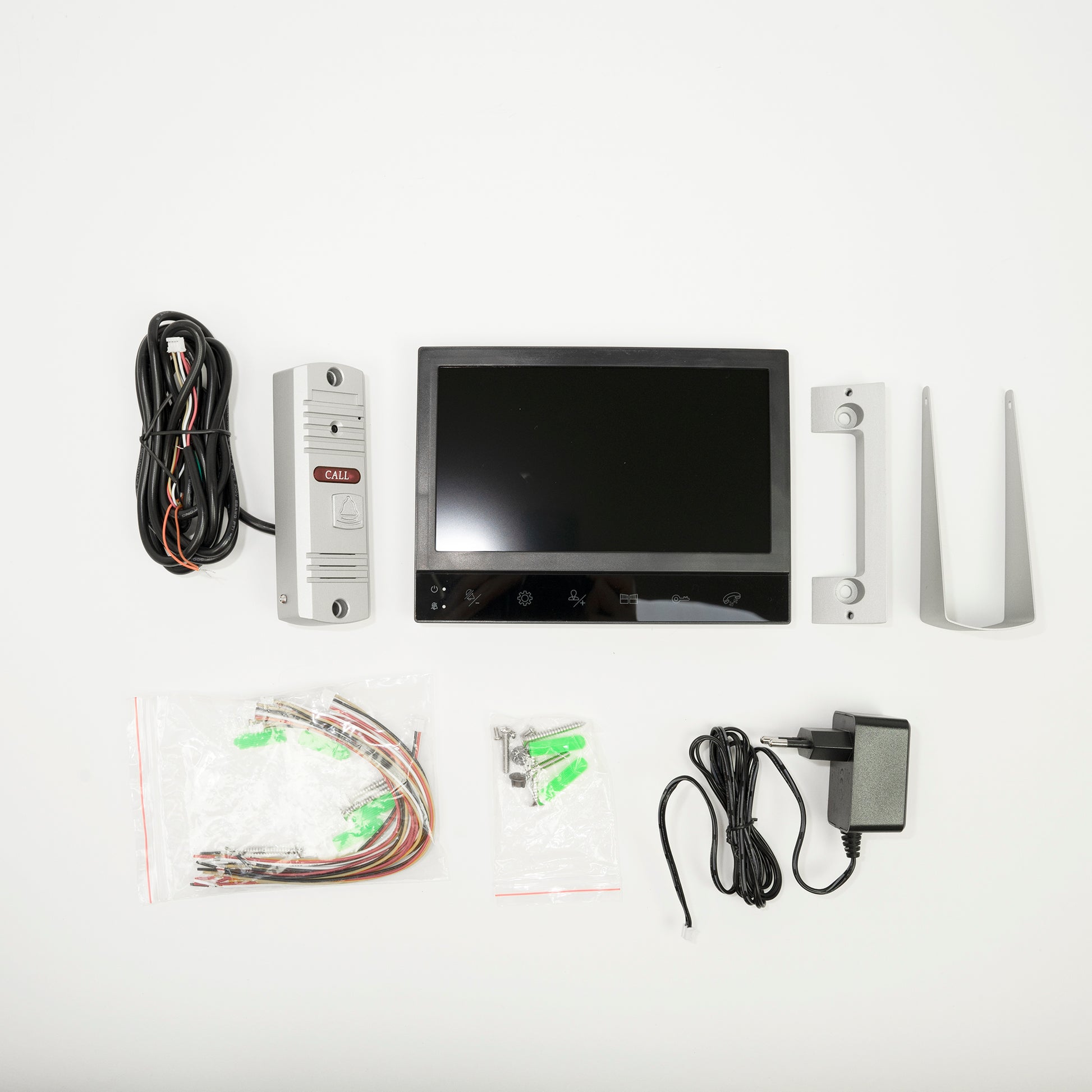 Interfon video PNI VP8572 cu 1 monitor, ecran LCD 7 inch, 1080P, IP65