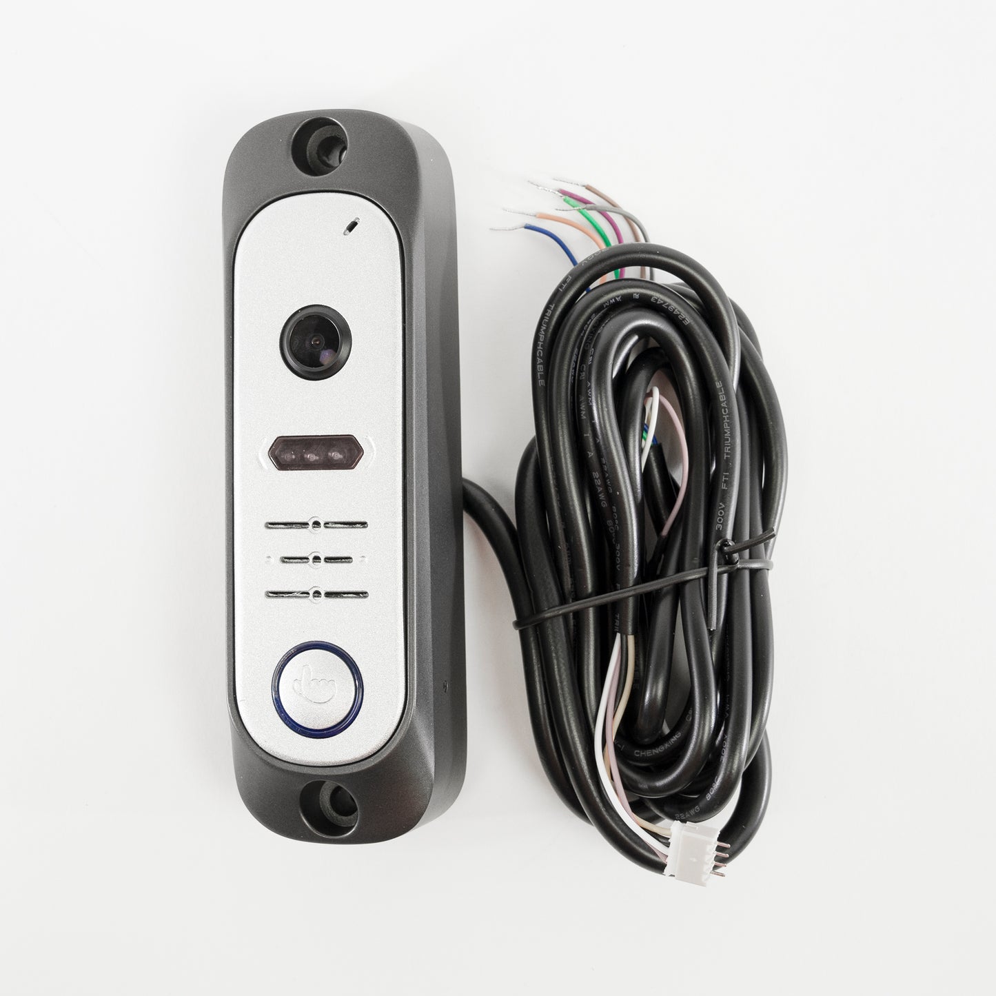 Interfon video inteligent PNI VP8673 cu 1 monitor, ecran tactil 7 inch 1080p, WiFi, aplicatie mobil Tuya, IP65, slot card, ecran