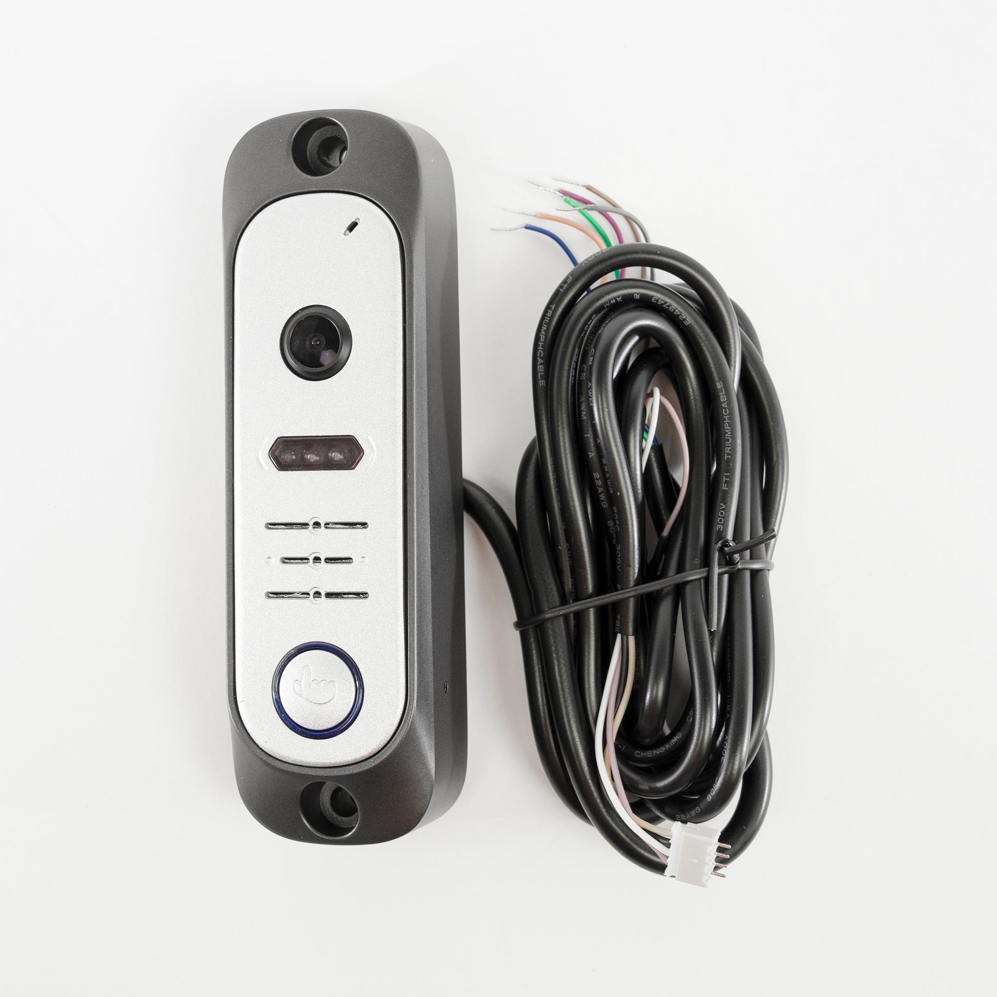 Interfon video inteligent PNI VP8673 cu 1 monitor, ecran tactil 7 inch 1080p, WiFi, aplicatie mobil Tuya, IP65, slot card, ecran