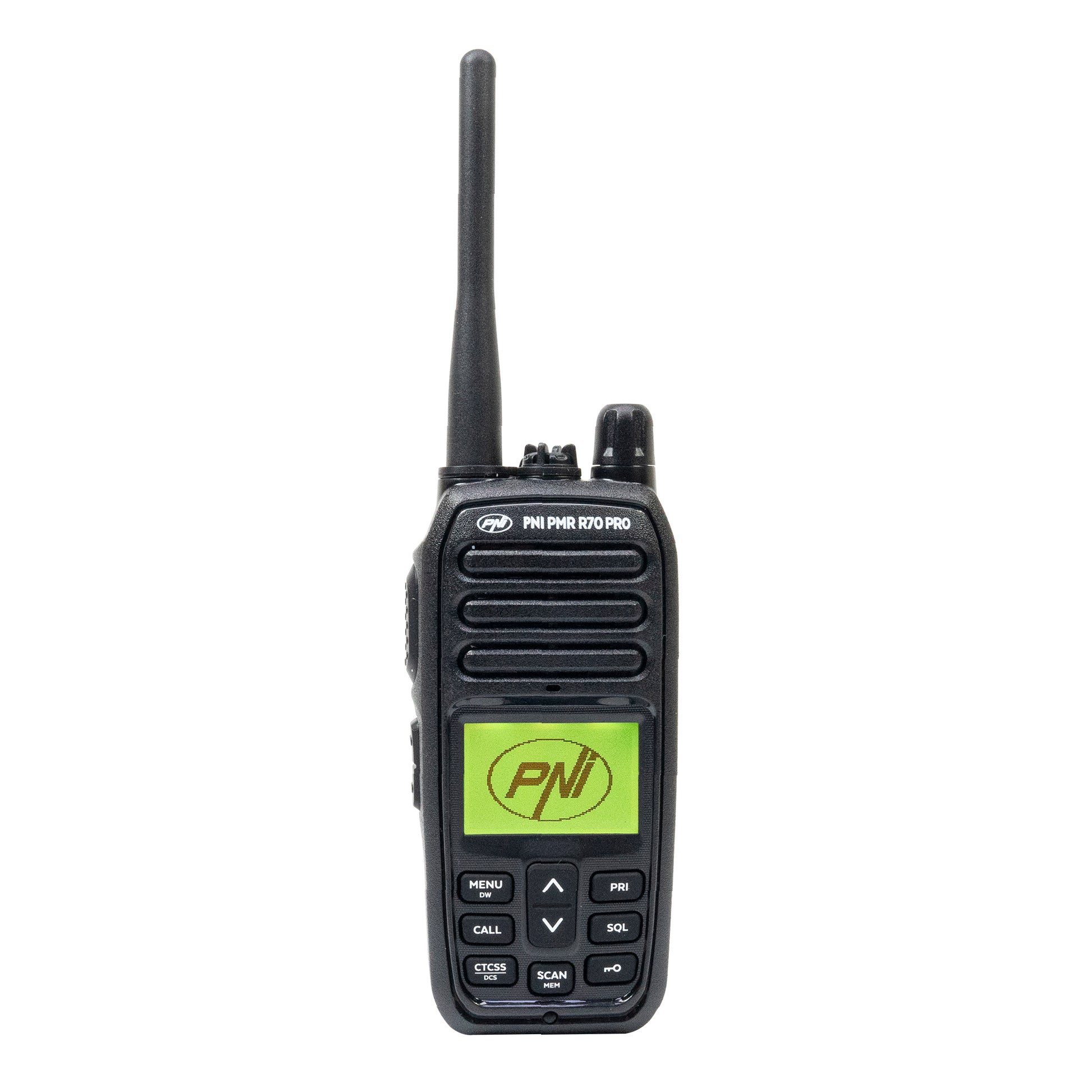 Statie radio portabila PNI PMR R70 PRO 446MHz, 16CH  0.5W, 99 canale programabile PC, tonuri 50 CTCSS si 166 DCS, IP67