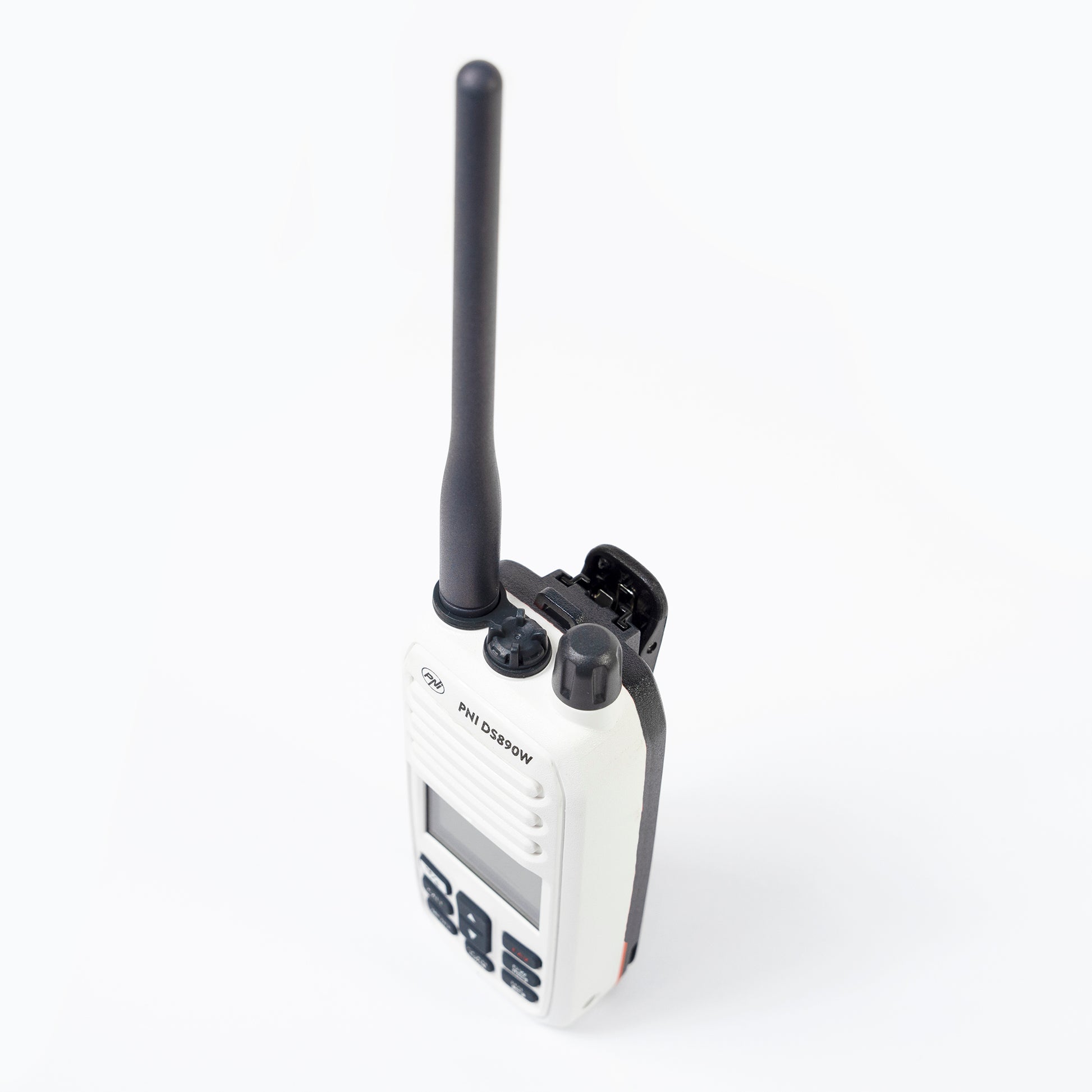 Statie radio maritima portabila PNI DS890W 88 canale, 10 canale meteo, Squelch reglabil, Roger Beep, Dual Watch, Scan, Call, NRC, acumulator 1800mAh, IP67