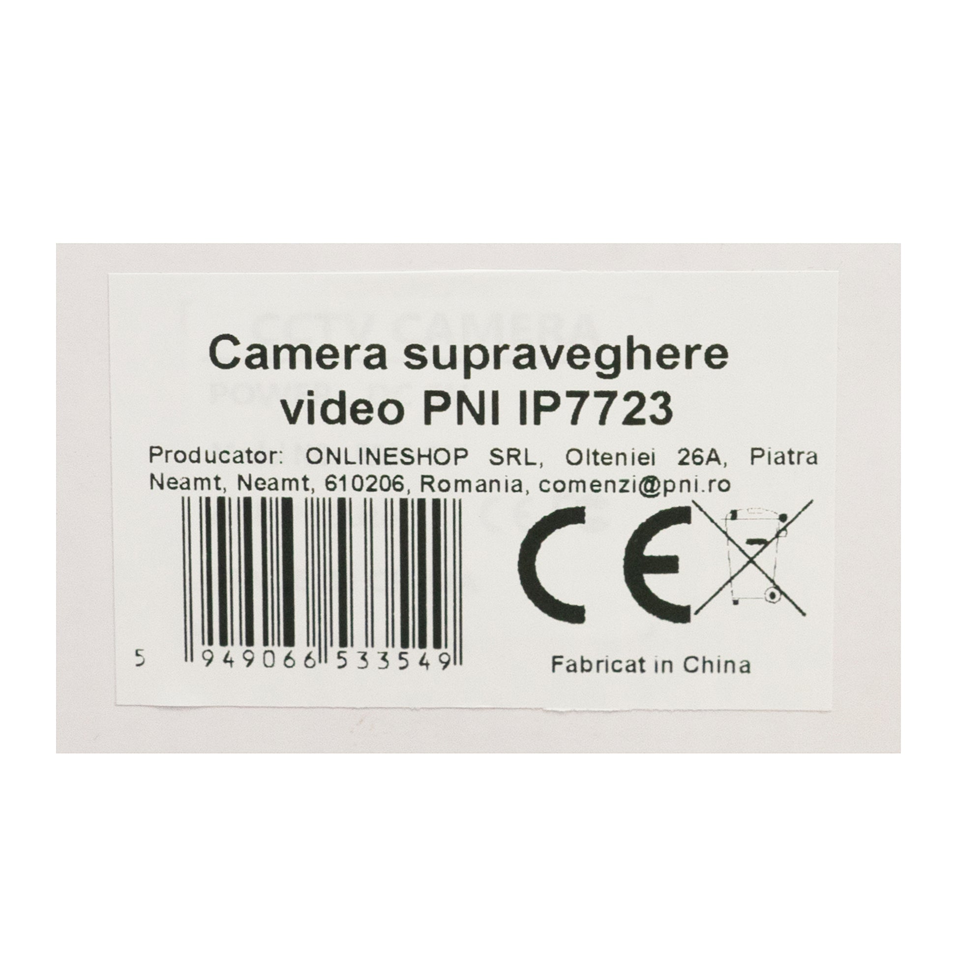 Camera supraveghere video PNI IP7723 2 MP cu IP P2P PTZ wireless, slot card microSD, control din aplicatie