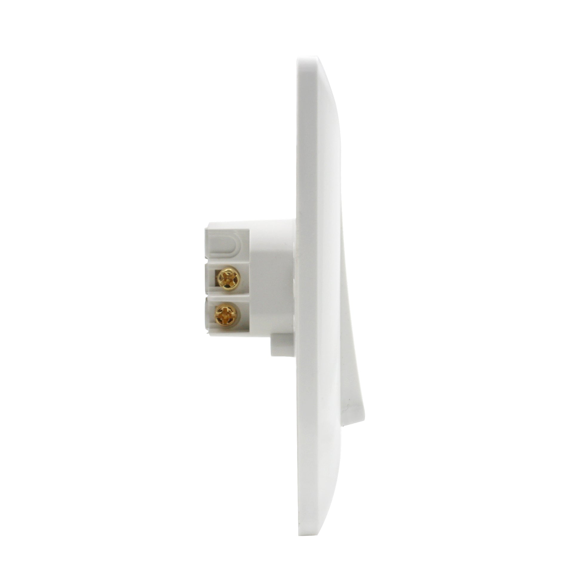 Intrerupator de acces incastrabil PNI PB102 contact iesire NO/COM, max. 36V 3A, alb, de interior