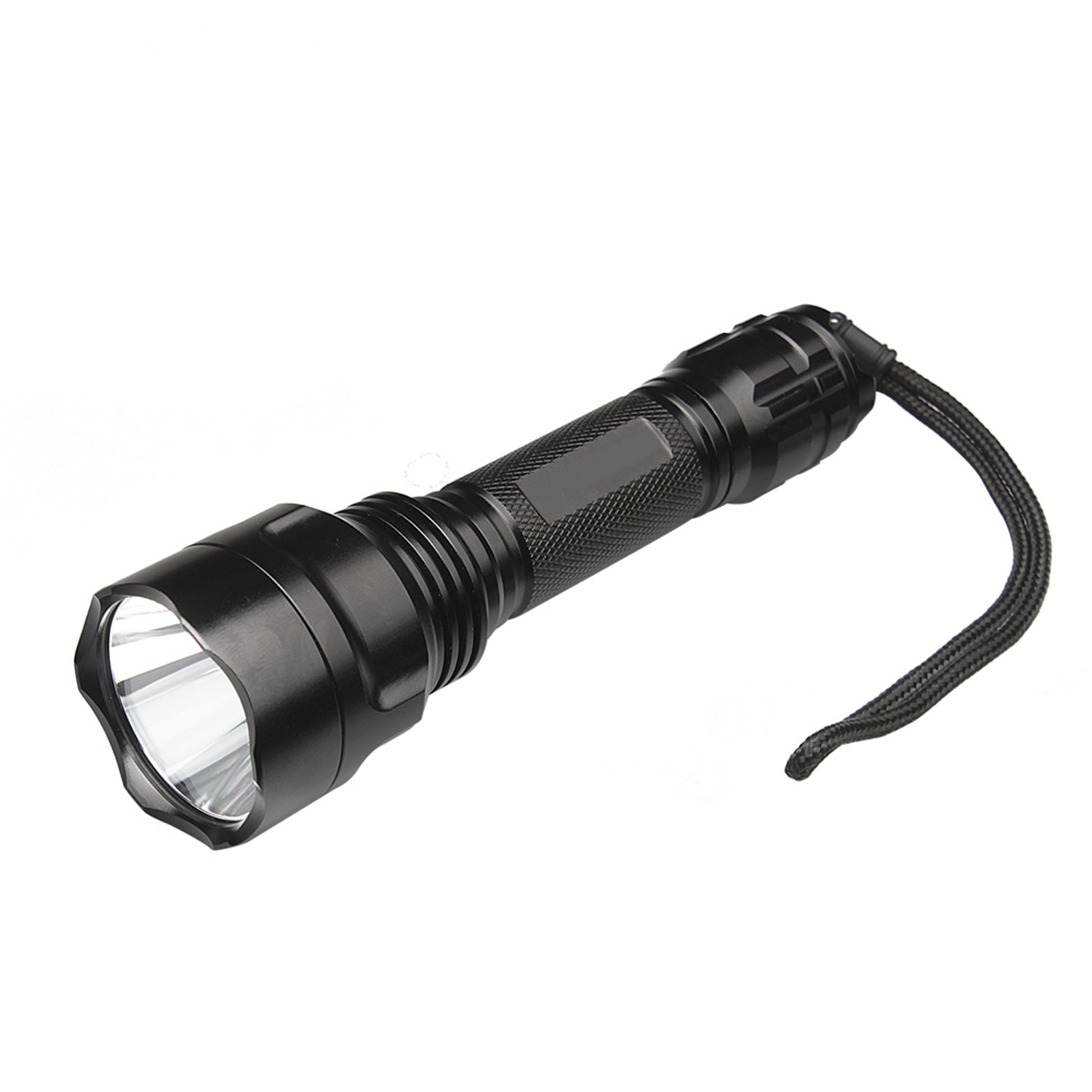 Lanterna PNI Adventure FBW88 lumina alba, distanta 350 m, 700lm, acumulator 18650 3000mAh si incarcator inclus, negru