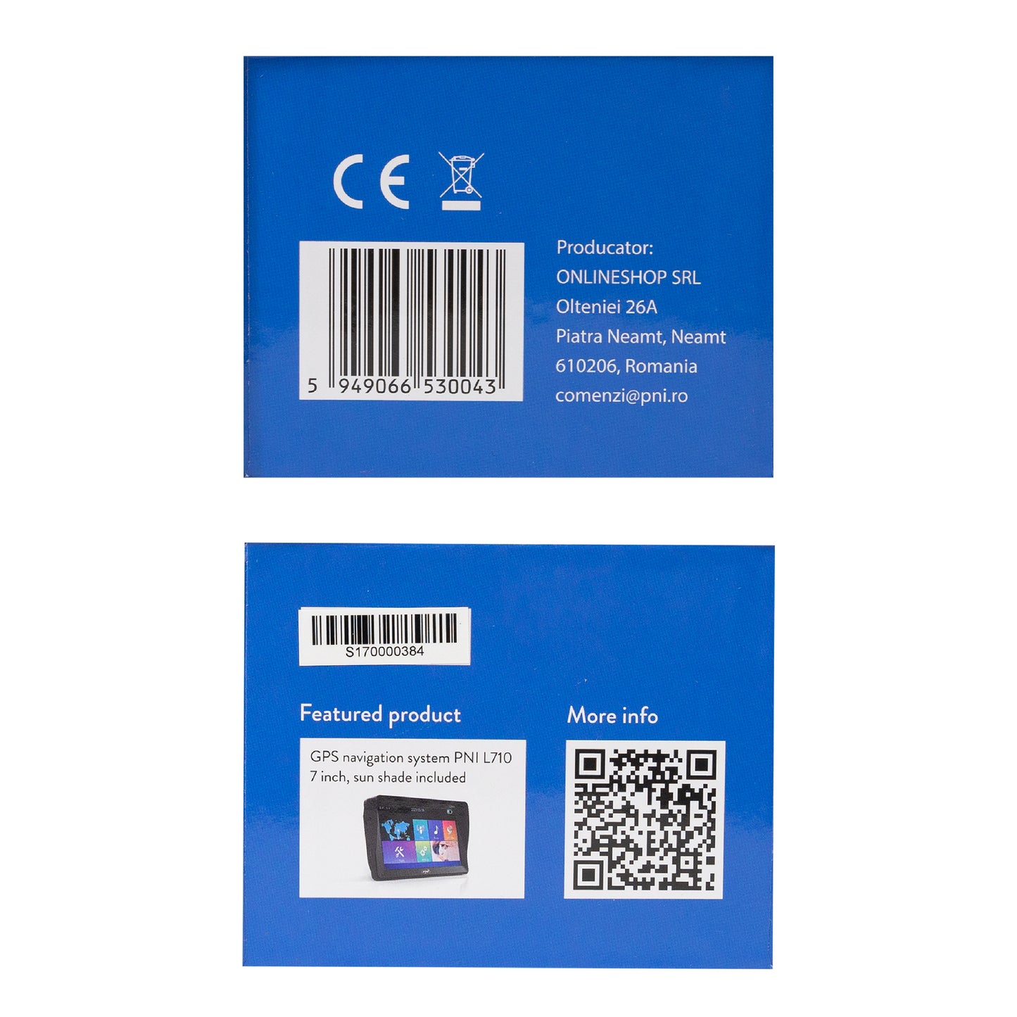 Camera auto DVR PNI Voyager S1700 4K UHD, ecran 3 inch, inregistrare ciclica, monitorizare parcare, detectie miscare, alimentare 12V/24V