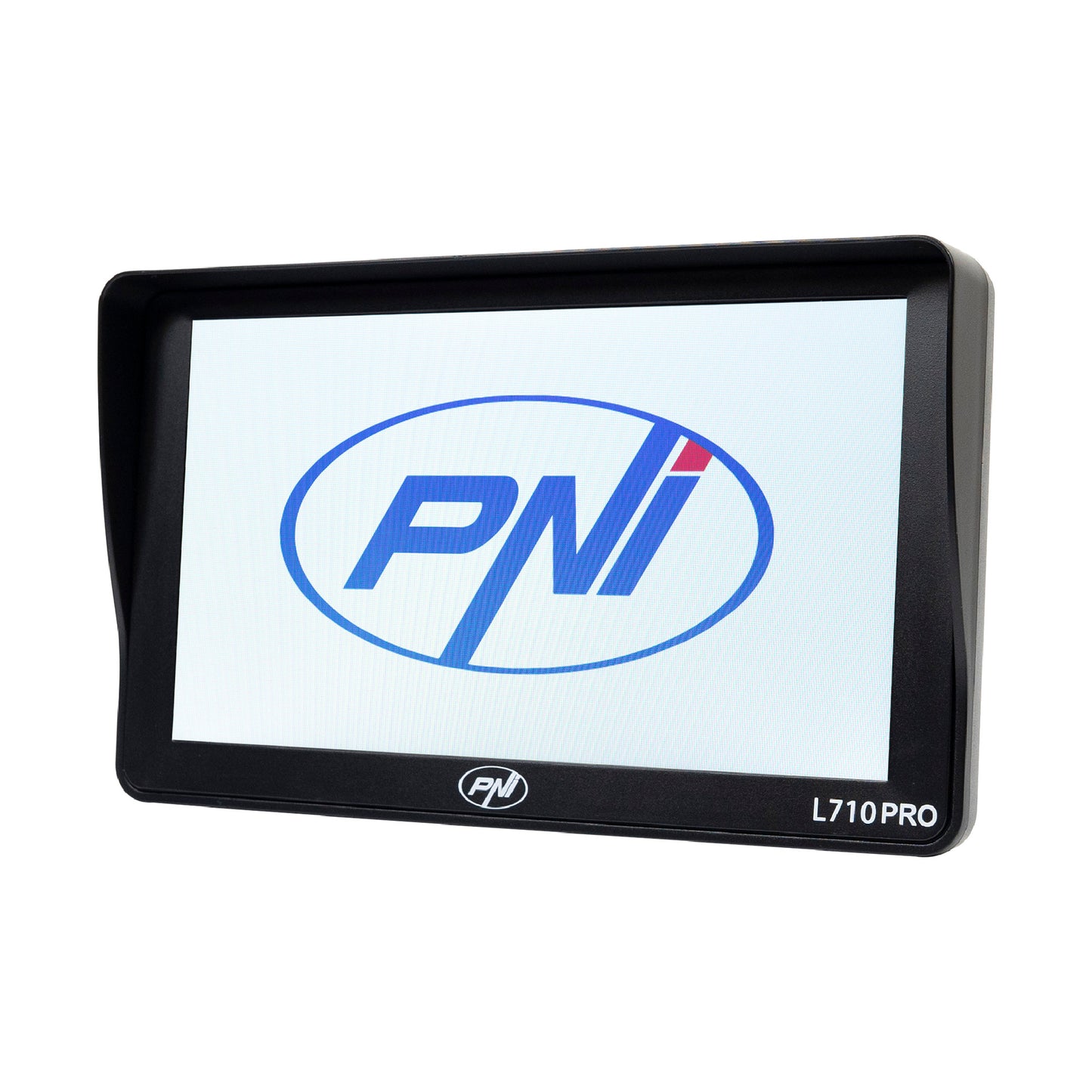 Sistem de navigatie GPS PNI L710 PRO cu parasolar, 7 inch, 800 MHz, 256MB DDR, 16GB memorie interna, FM transmitter, cu doua alimentatoare auto incluse
