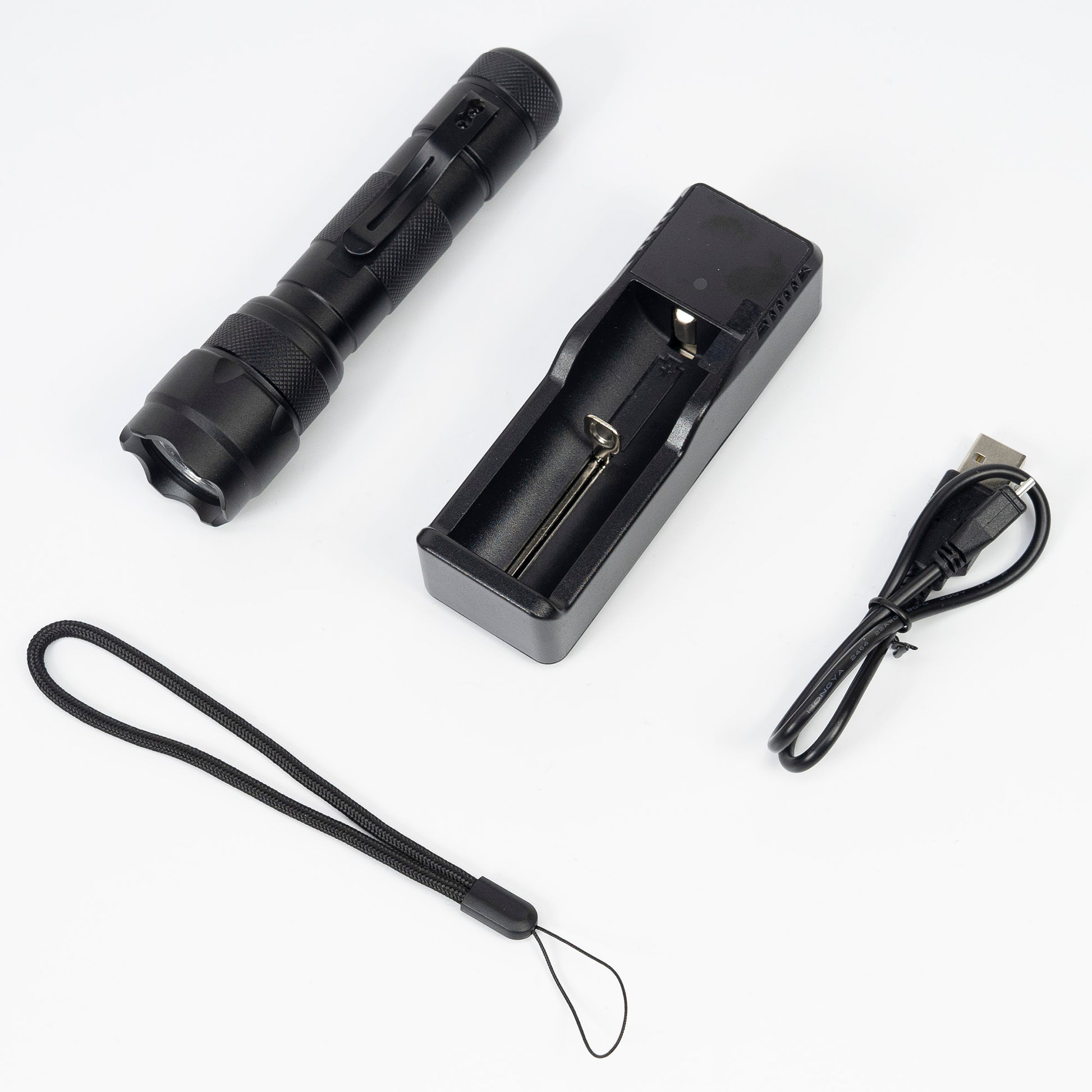 Lanterna PNI Adventure FDW48 cu LED, aluminiu, acumulator 3000 mAh, cu incarcator acumulator inclus, negru