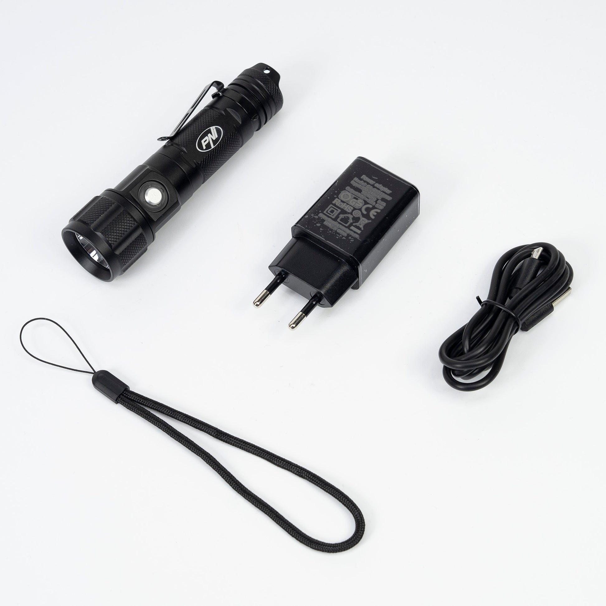Lanterna PNI Adventure FDW25 cu LED, 800lm, aluminiu, acumulator 3000 mAh, distanta 200 metri