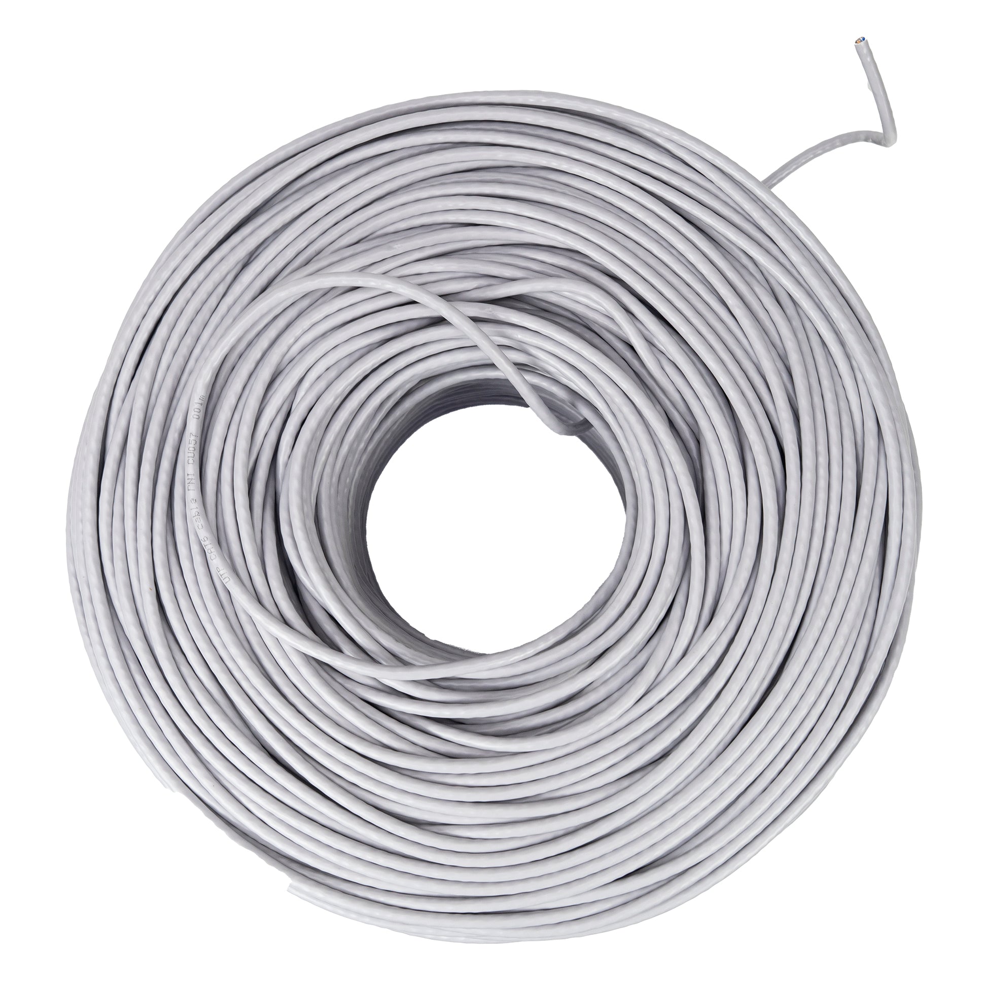 Cablu UTP CAT6 PNI CU057 la metru, cu 4 perechi de fire torsadate din cupru 100%  0.57 mm, pentru internet si sisteme de supraveghere