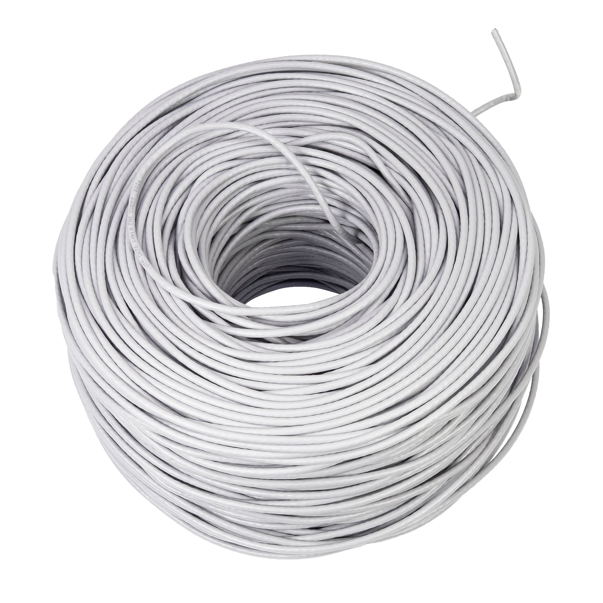 Cablu UTP CAT6 PNI CU057 la metru, cu 4 perechi de fire torsadate din cupru 100%  0.57 mm, pentru internet si sisteme de supraveghere