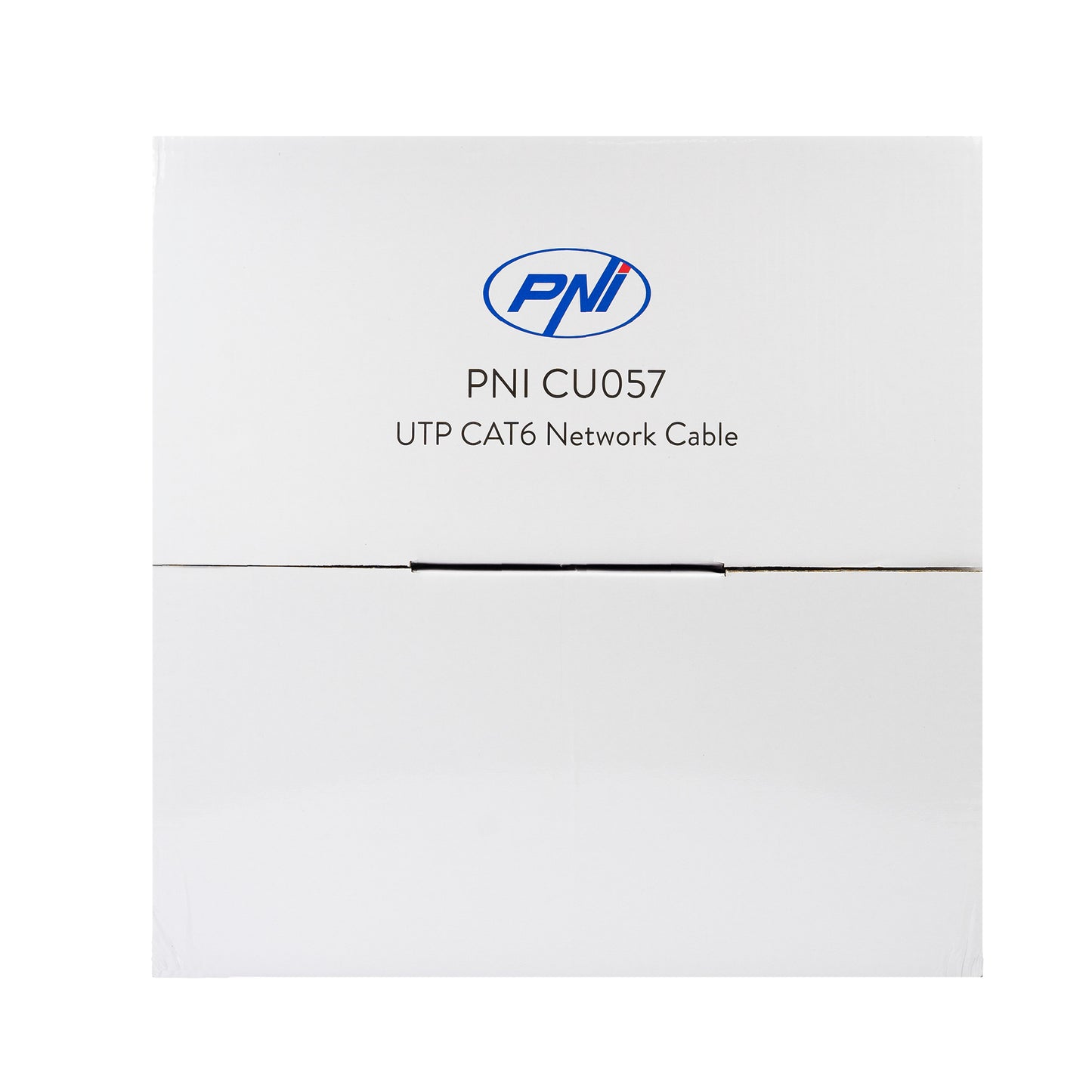 Cablu UTP CAT6 PNI CU057 din Cupru 0.57mm cu 4 perechi pentru internet si sisteme de supraveghere, rola 305m