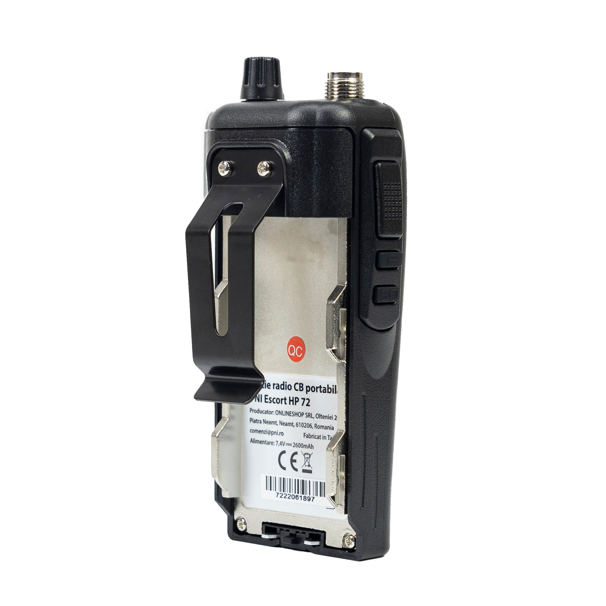 Statie radio CB portabila PNI Escort HP 72 4W, AM-FM, ASQ, Dual Watch, Scan, fara acumulator